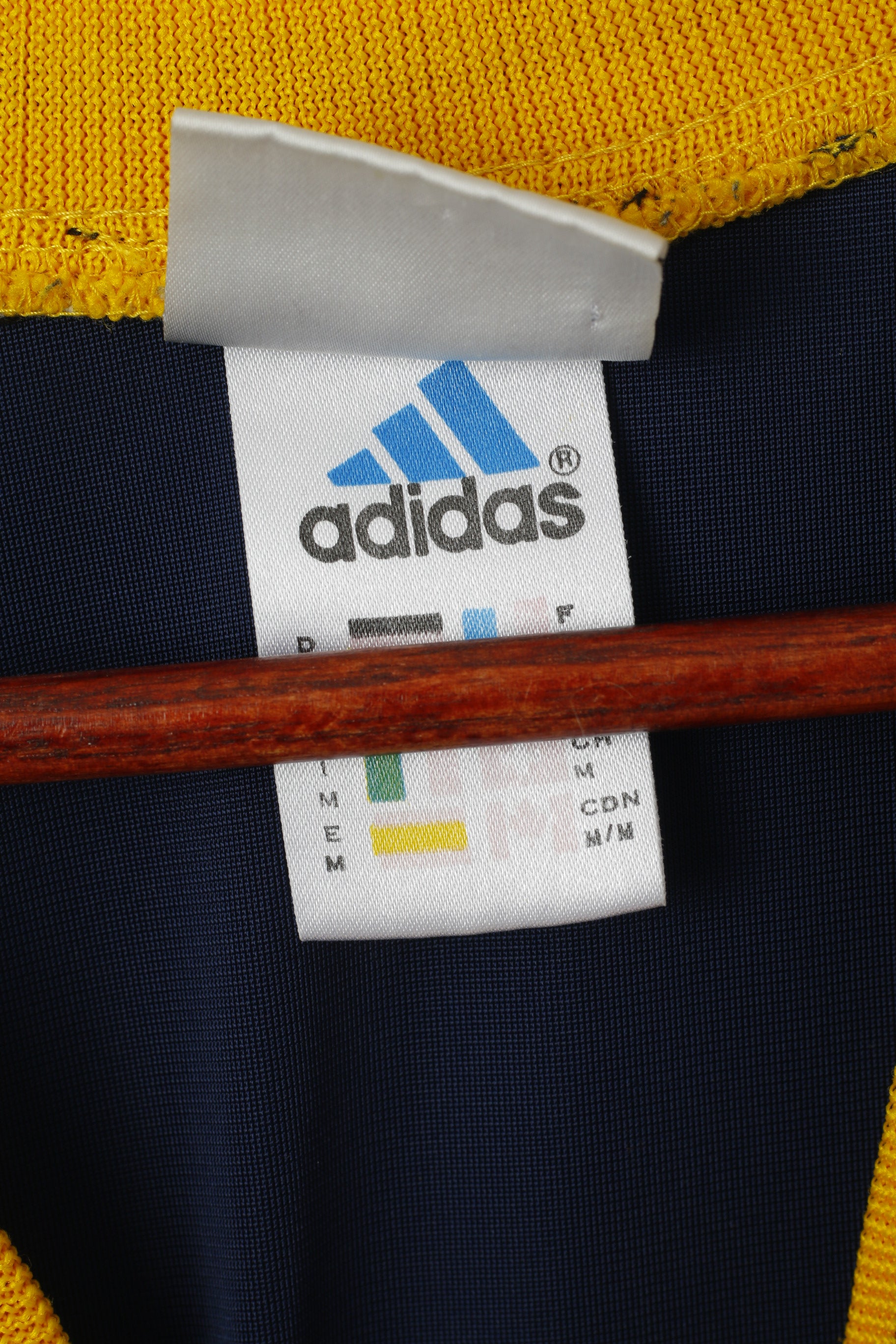 Adidas Men M Sleeveless Shirt Navy Basketball Teamwear Performance Vintage Vest