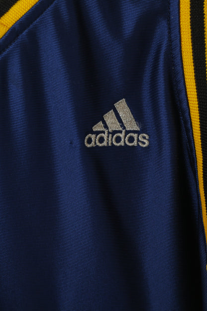 Adidas Men M Sleeveless Shirt Navy Basketball Teamwear Performance Vintage Vest