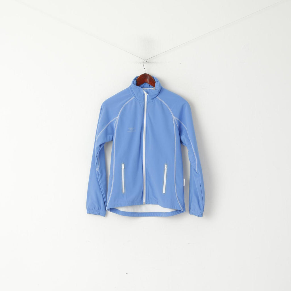 Bagheera Giacca da donna XS Abbigliamento sportivo blu Foderato in pile con zip Top caldo Top retrò