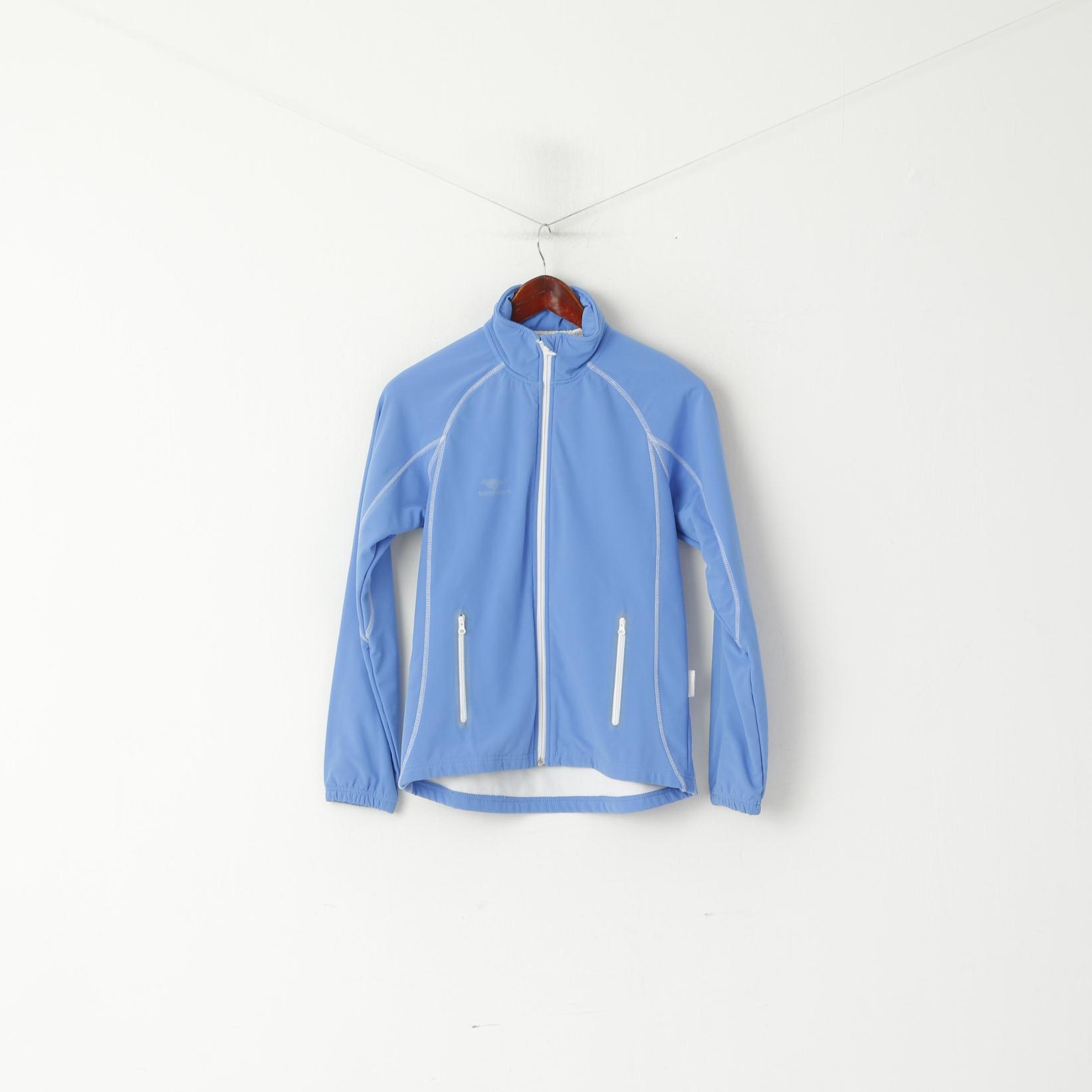 Bagheera Giacca da donna XS Abbigliamento sportivo blu Foderato in pile con zip Top caldo Top retrò