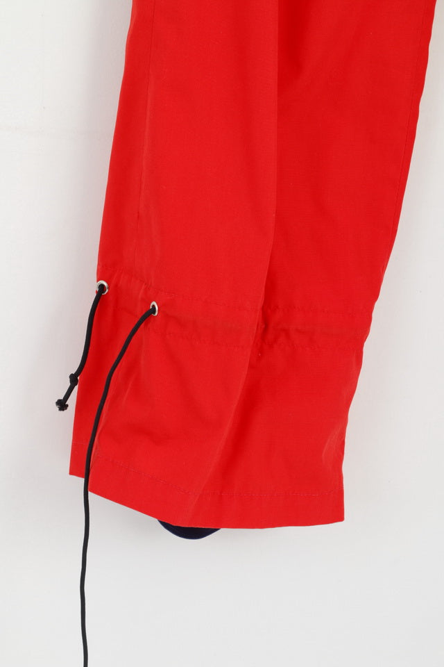 Trio Sport By Lillehammer Womens 40 Trousers Red Vintage Diolen Outdoor Pants
