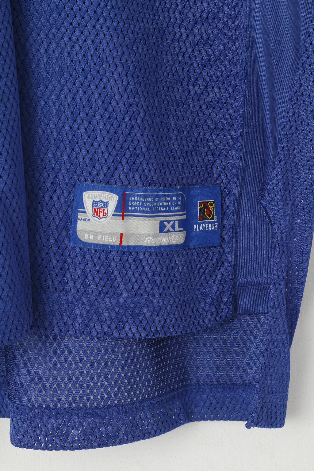 Reebok Youth XL 18-20 Age Shirt Blue Nylon NFL Indianapolis #17 Burress Jersey Top