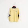 Chiemsee Men S Polo Shirt Yellow Windsurfing Vintage Surfing Sport Top