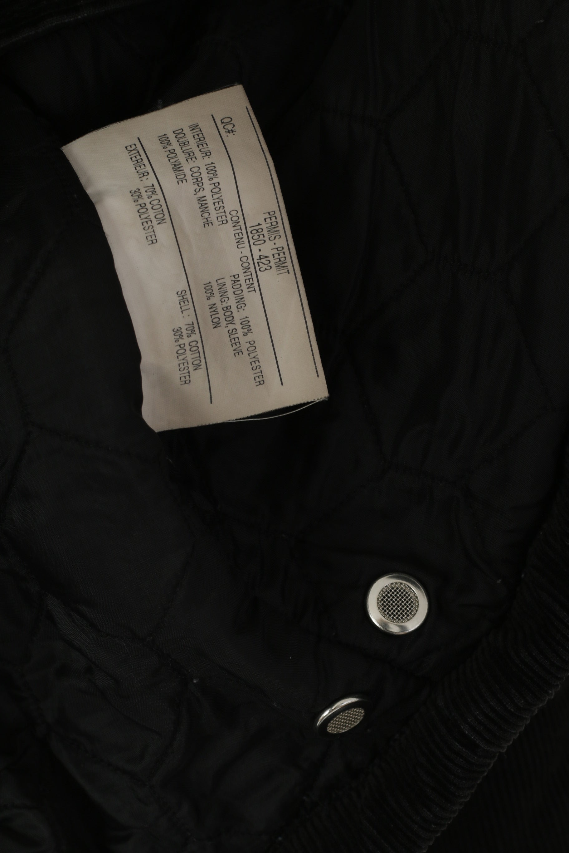 Giacca Diesel Donna M Conduroy Top in cotone doppiopetto nero lucido