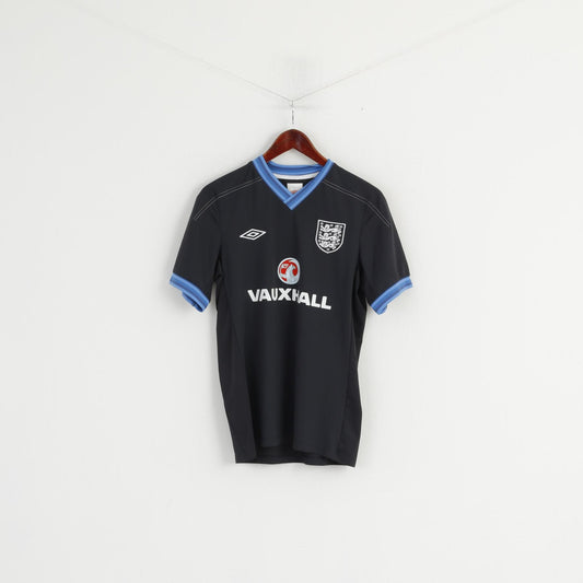 Umbro Maglia da donna M Maglia da calcio della squadra nazionale inglese della Marina Militare Top sportivo