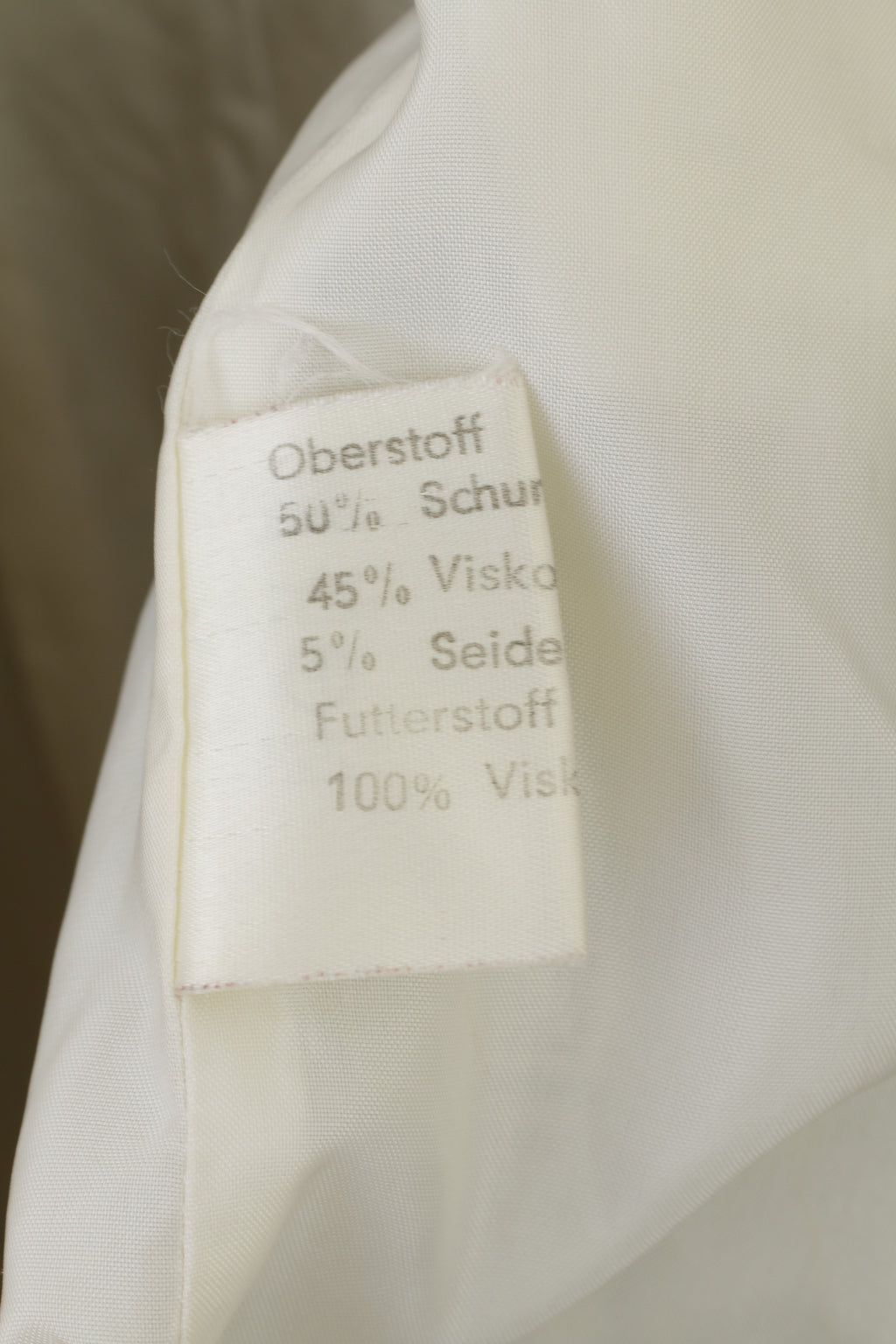 Sebastiano Donna 42 XL Blazer Giacca vintage doppiopetto a quadri in lana beige