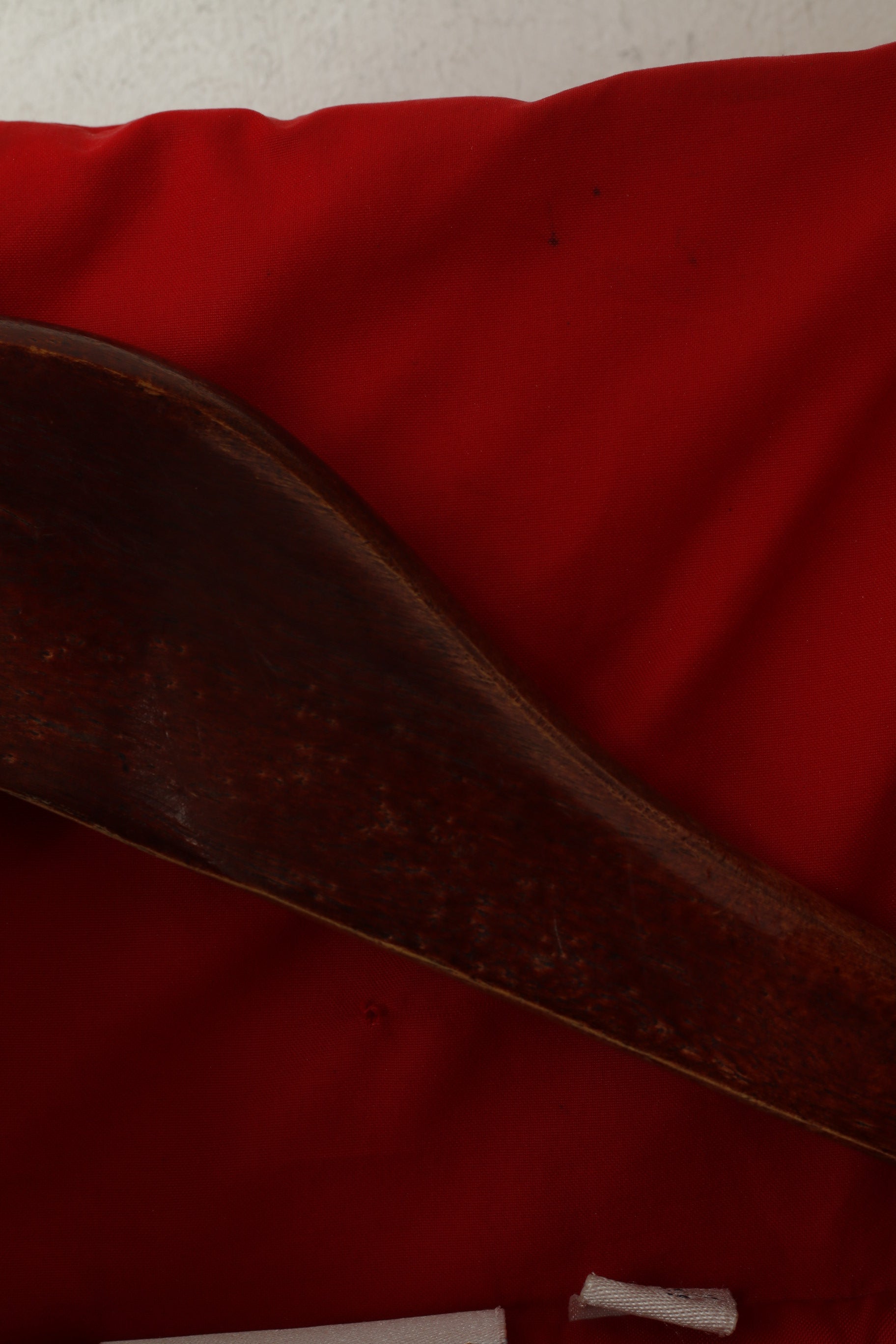 Ellesse Women 14 36'' M Jacket Red Full Zipper Padded Cropped Retro Top