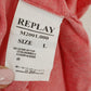 Replay Men L Shirt Pink Cotton Island Beauty Graphic Slim Fit  Crew Neck Top