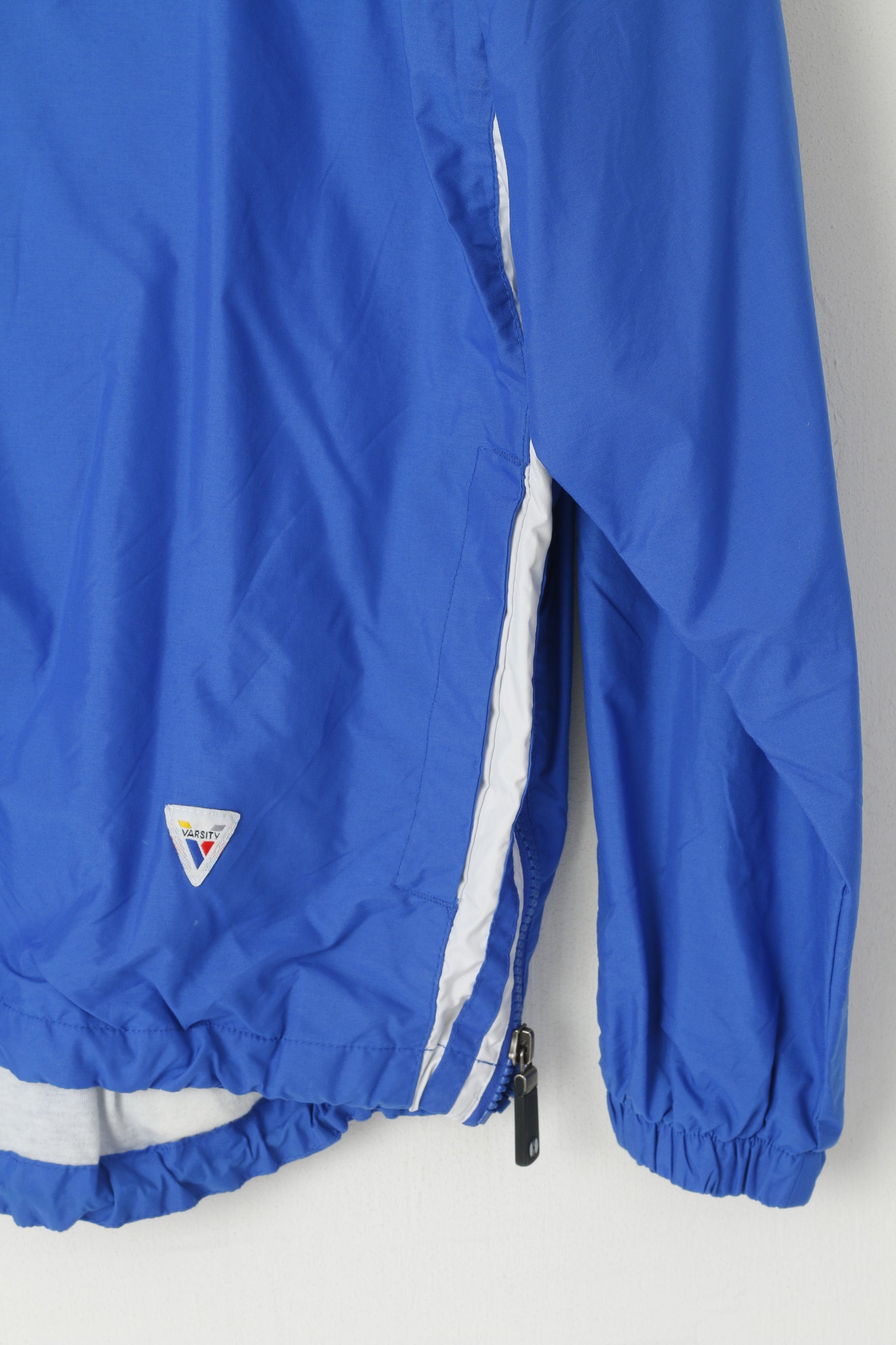 Giacca da uomo Holloway Varsity in nylon blu Barbers Hill Eagles Bomber Top pullover impermeabile