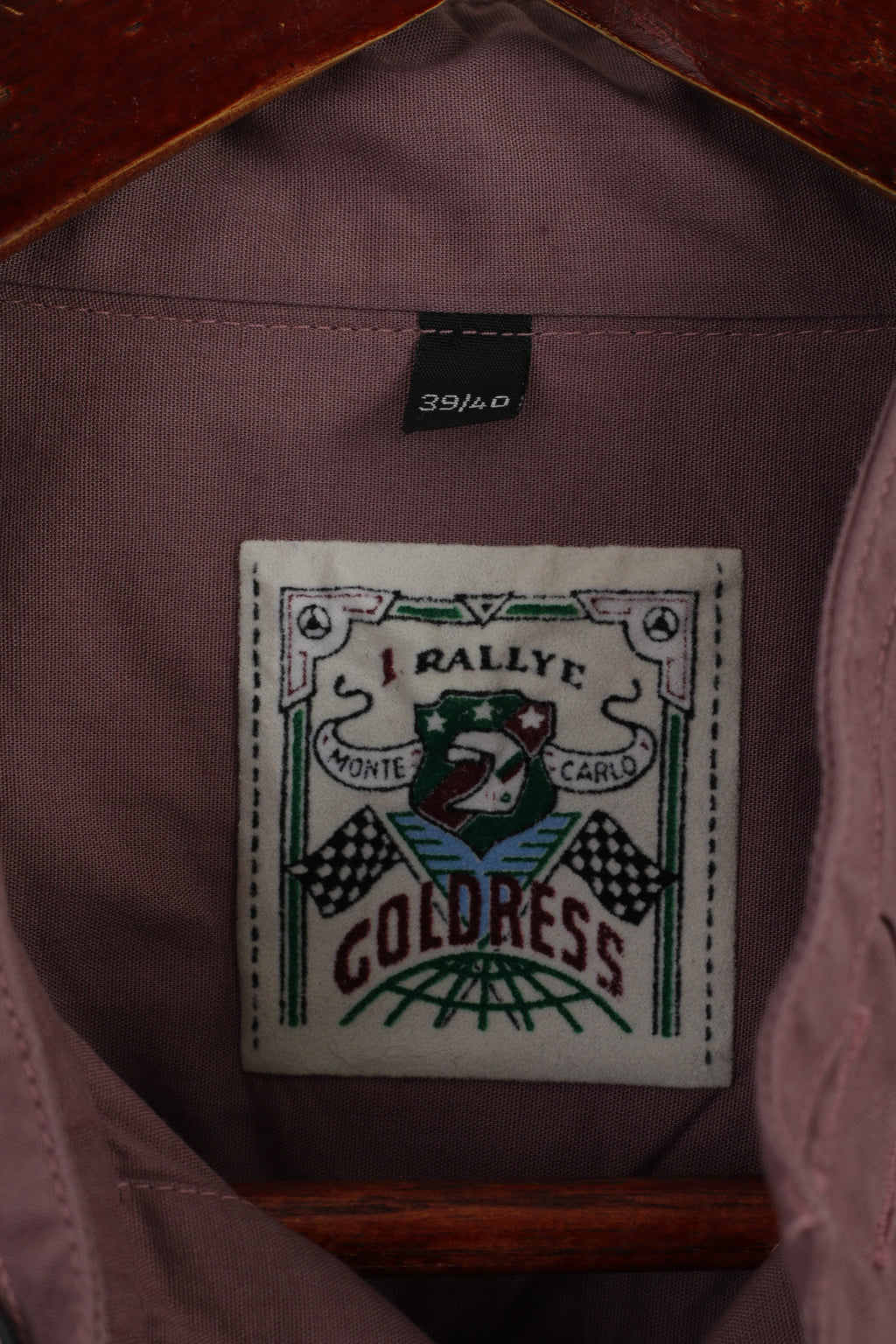 GOLDRESS Homme 39/40 M Chemise décontractée Plum 1 Rallye Monte Carlo Haut à Manches Longues
