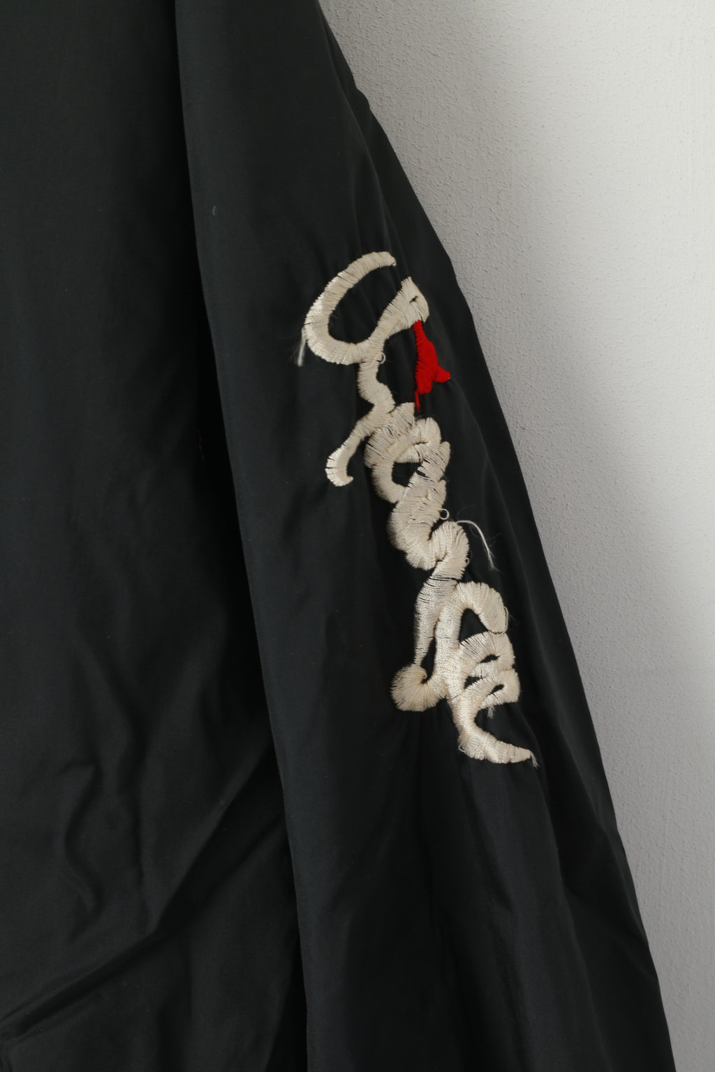 Chiemsee Veste Homme Noir Planche à Voile Poches Zippées Complètes Vintage Surf Top