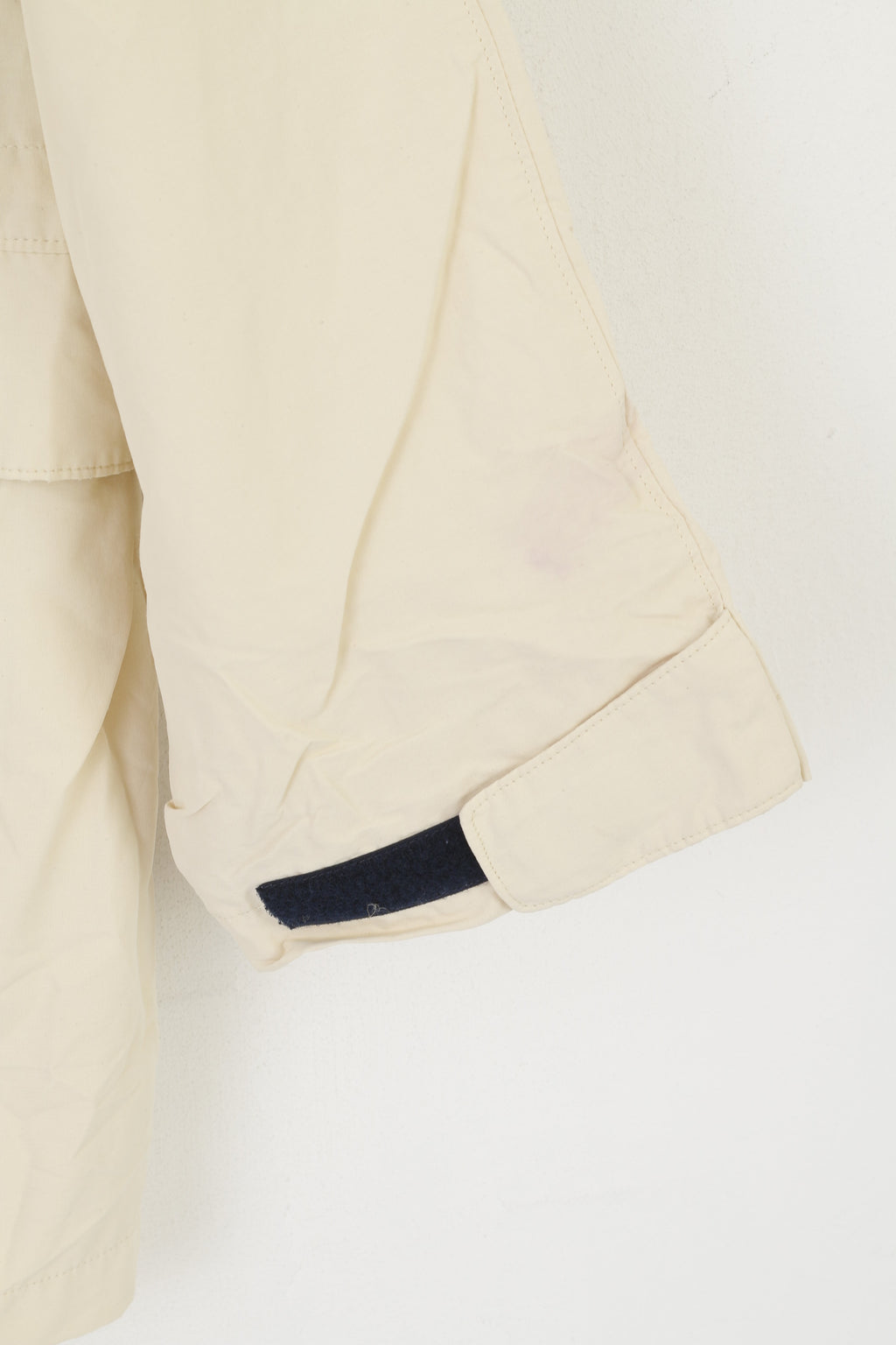 Gant Giacca da uomo L Giacca in cotone beige Navigator Parka Giacca a vento con cerniera intera Top da esterno