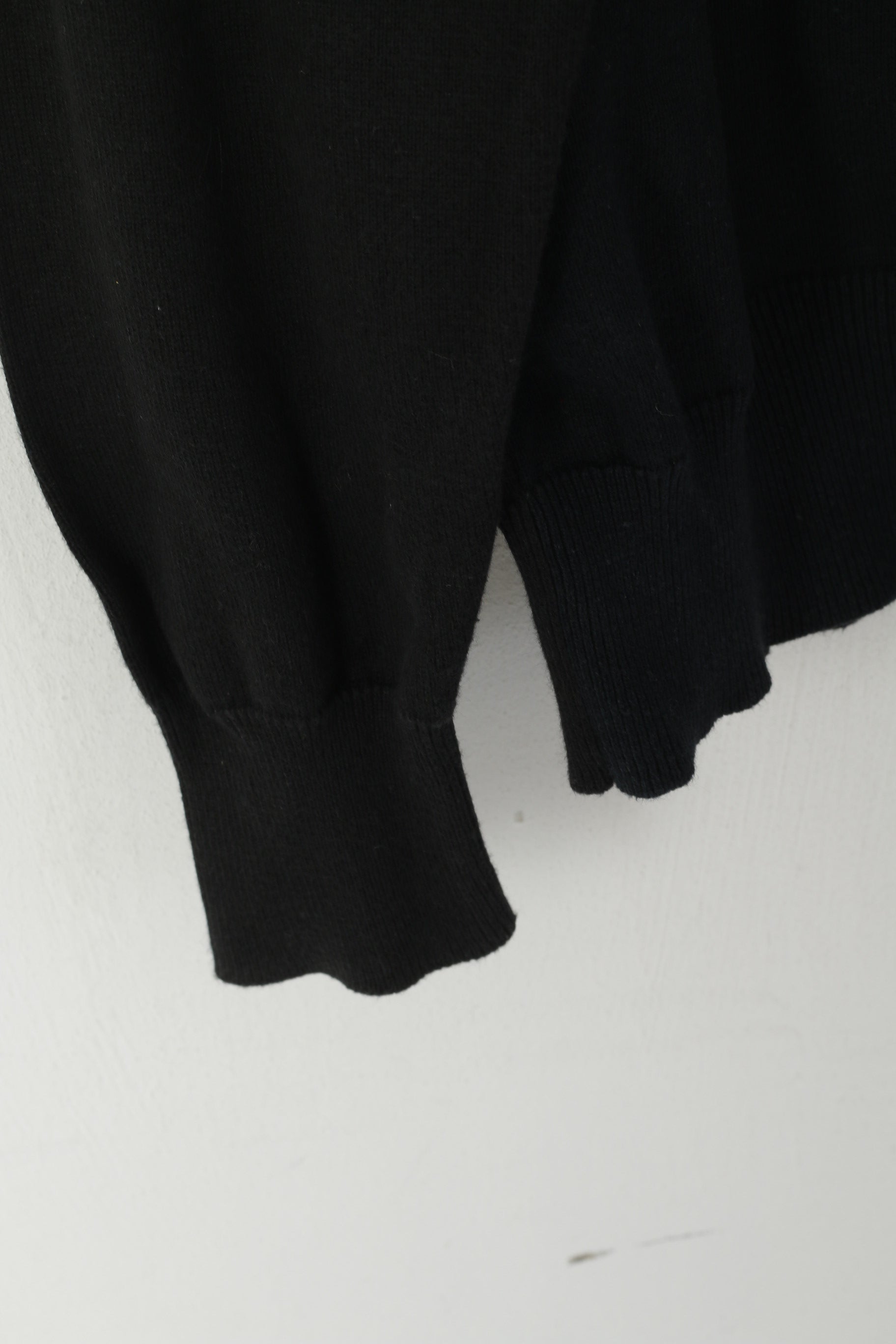 Gant Pull Homme 2XL (L) Noir 100% Coton Pull Col V Léger 