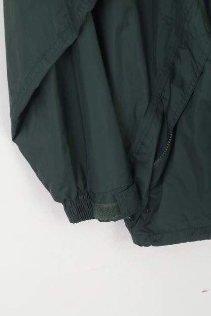 Trespass – vêtements de Golf respirants pour hommes, veste L, en Nylon vert, imperméable, à capuche cachée