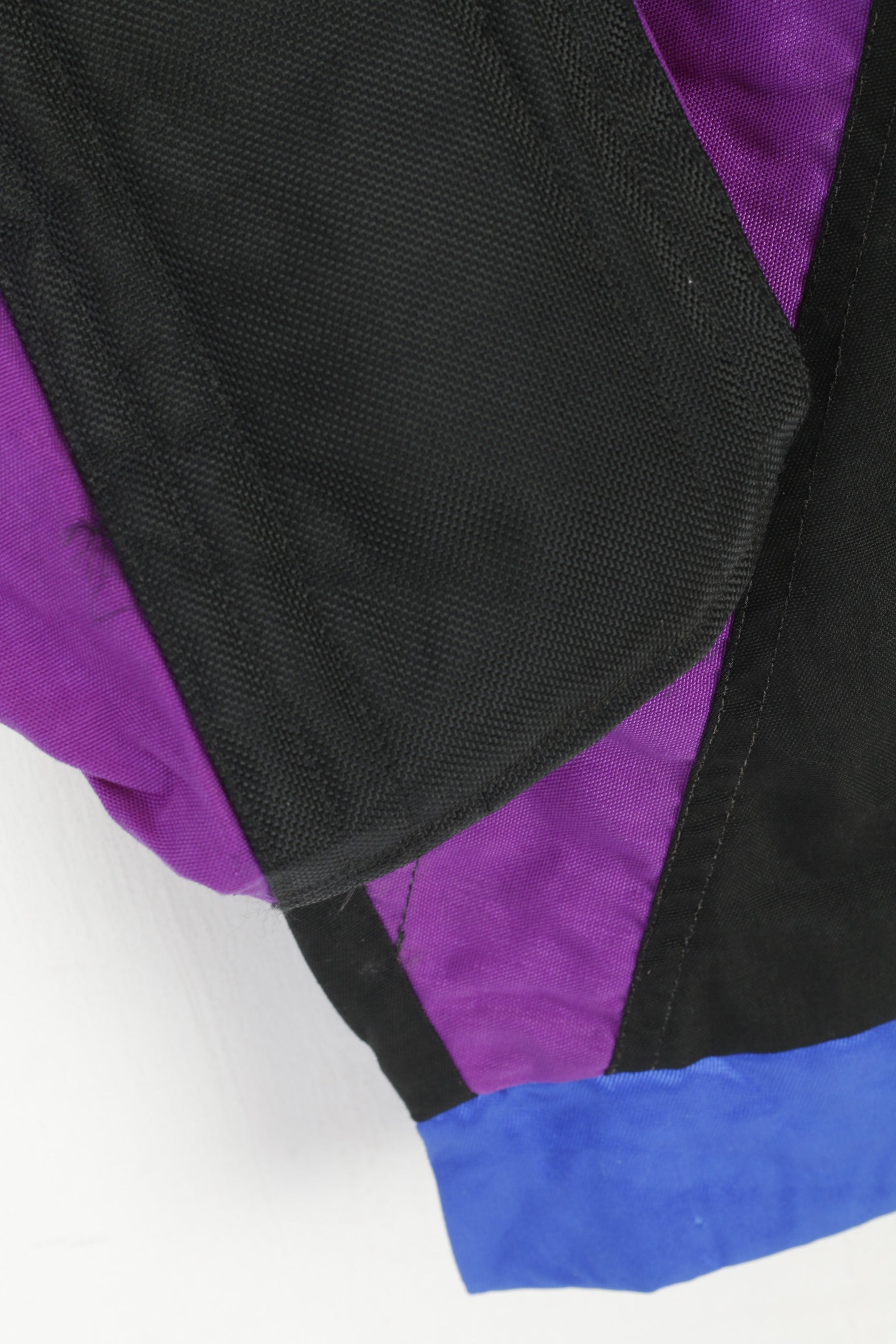 RSR Sportswear Giacca da uomo M Nera da moto vintage in nylon Cordura Racing Top