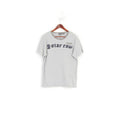 G-Star Raw Men L Shirt Gris Coton Graphique Emroidered Crew Neck Classic Top