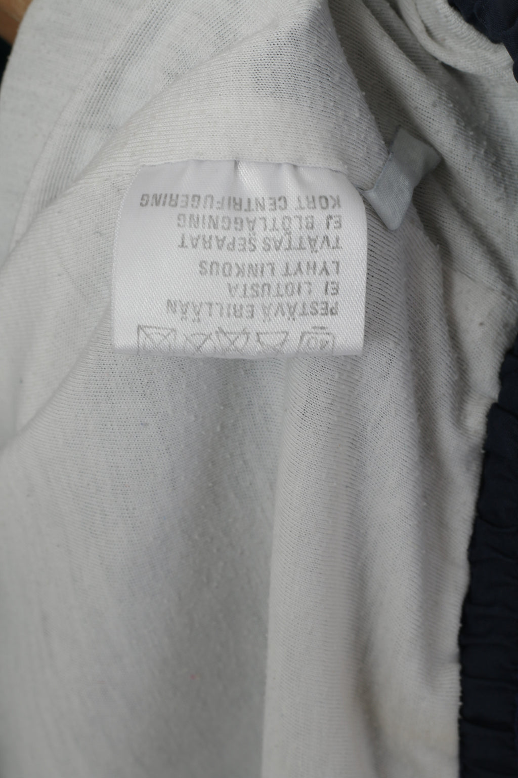 Umbro Giacca da uomo L Navy Activewear Top sportivo da allenamento vintage anni '90 con cerniera