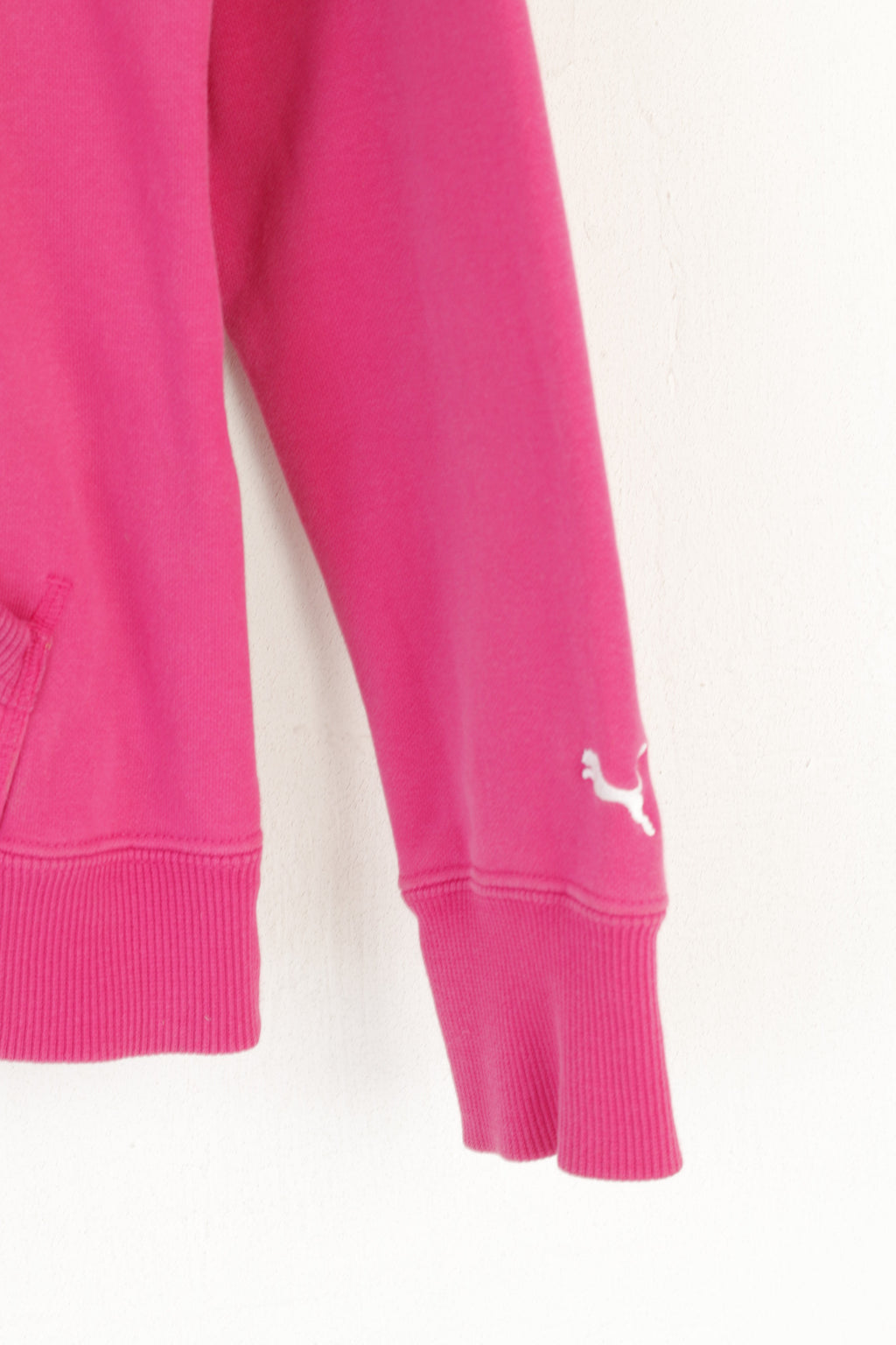 Felpa Puma da donna in cotone rosa con cappuccio sportivo da allenamento Top sportivo