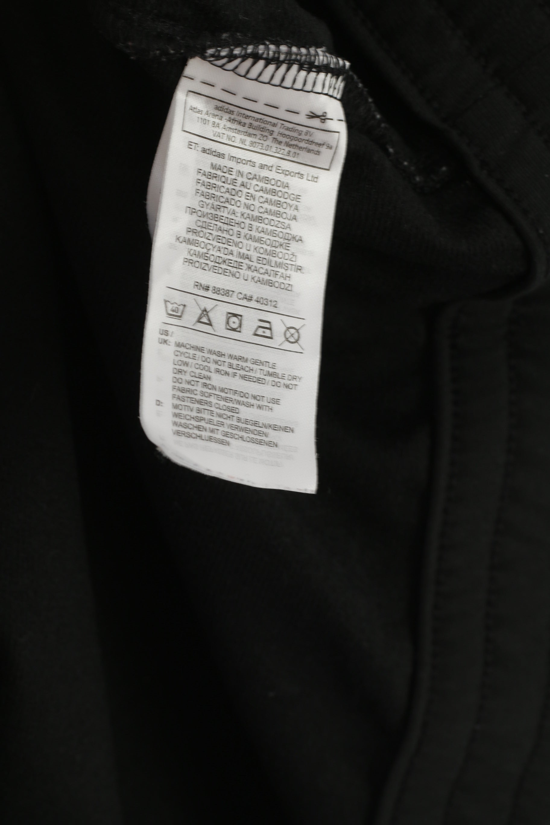 Adidas Men XL Sweatshirt White Shiny Hooded Zip Up Activewear Track Top