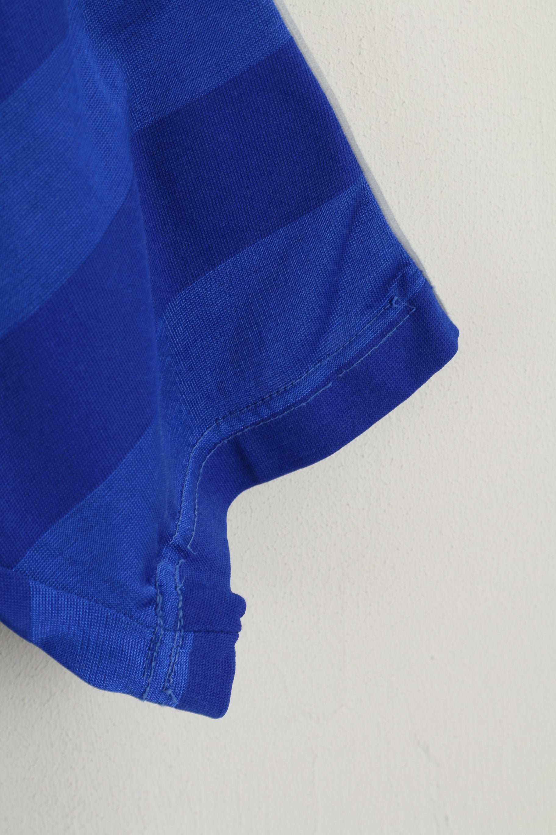 Adidas Homme L (M) Chemise Bleu Ergee #15 vintage Made in West Germany Jersey Top