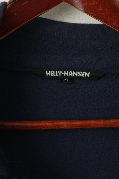 Top in pile da uomo Helly Hansen M NavyTop per abbigliamento sportivo da esterno con cerniera intera