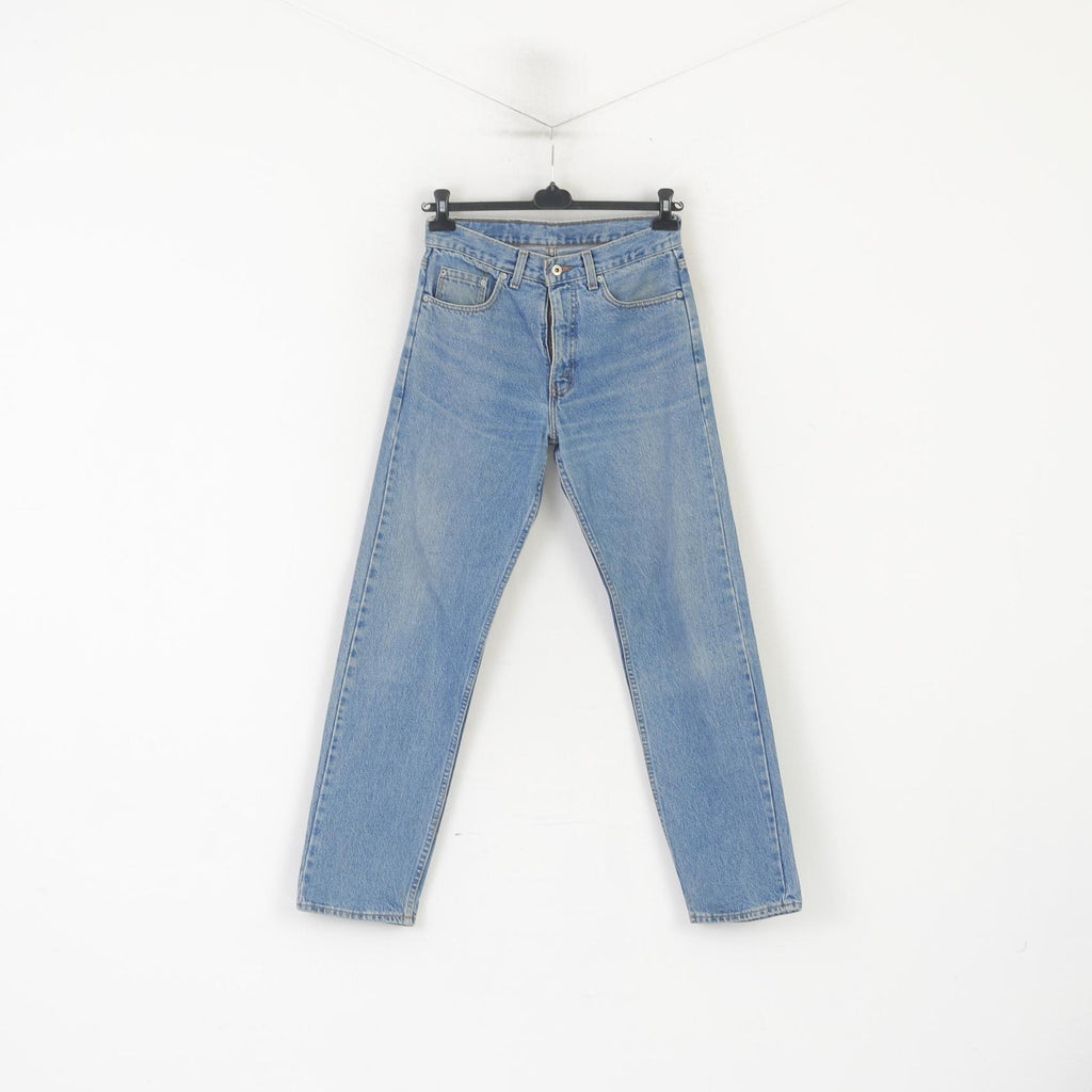 Levi's 615 Homme 31 Jeans Pantalon Bleu Coton Vintage Orange Tab Pantalon Classique