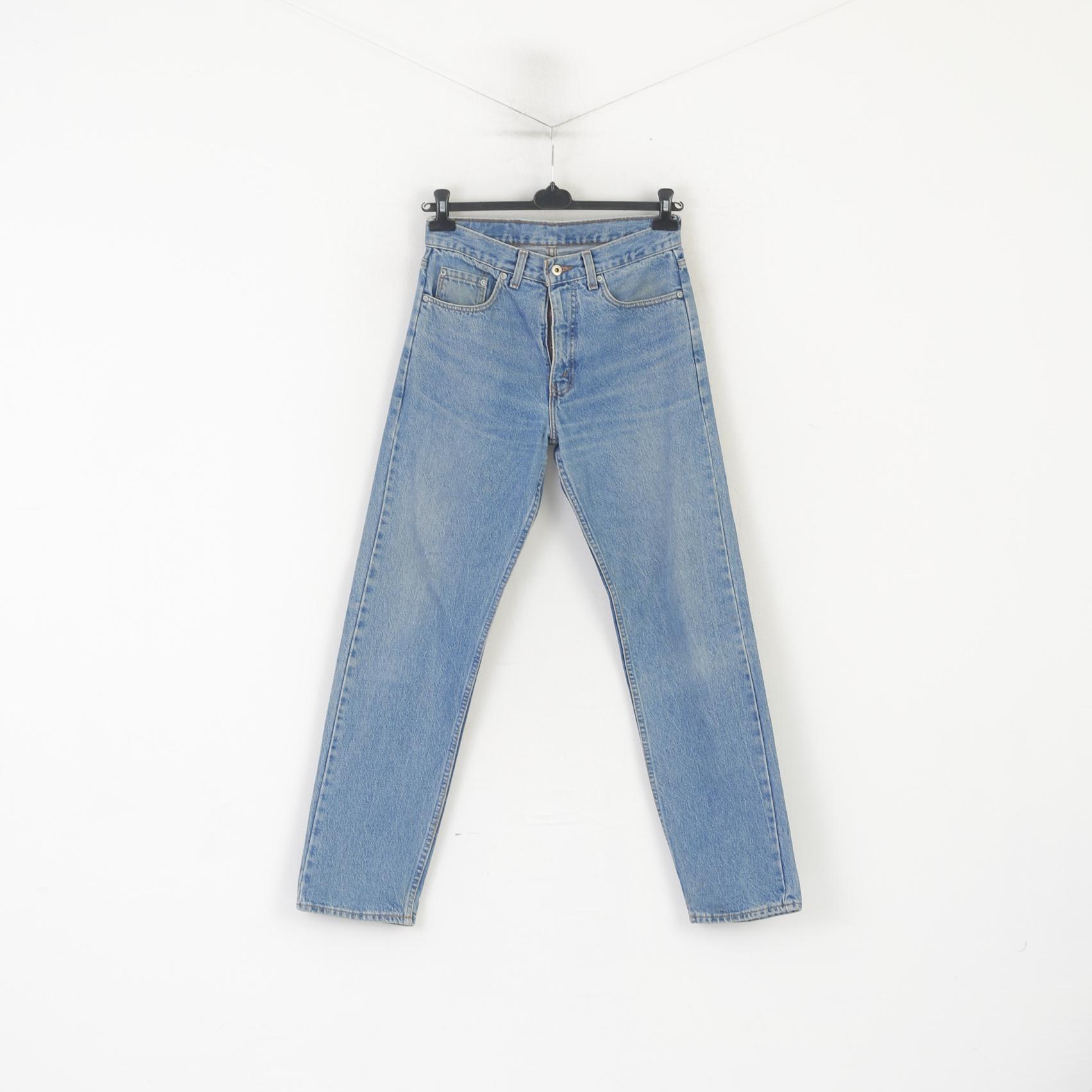 Levi's 615 Homme 31 Jeans Pantalon Bleu Coton Vintage Orange Tab Pantalon Classique