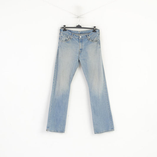 Levi Strauss &amp; CO. Pantaloni jeans da uomo 33 Pantaloni Levi's in denim di cotone vintage blu 507