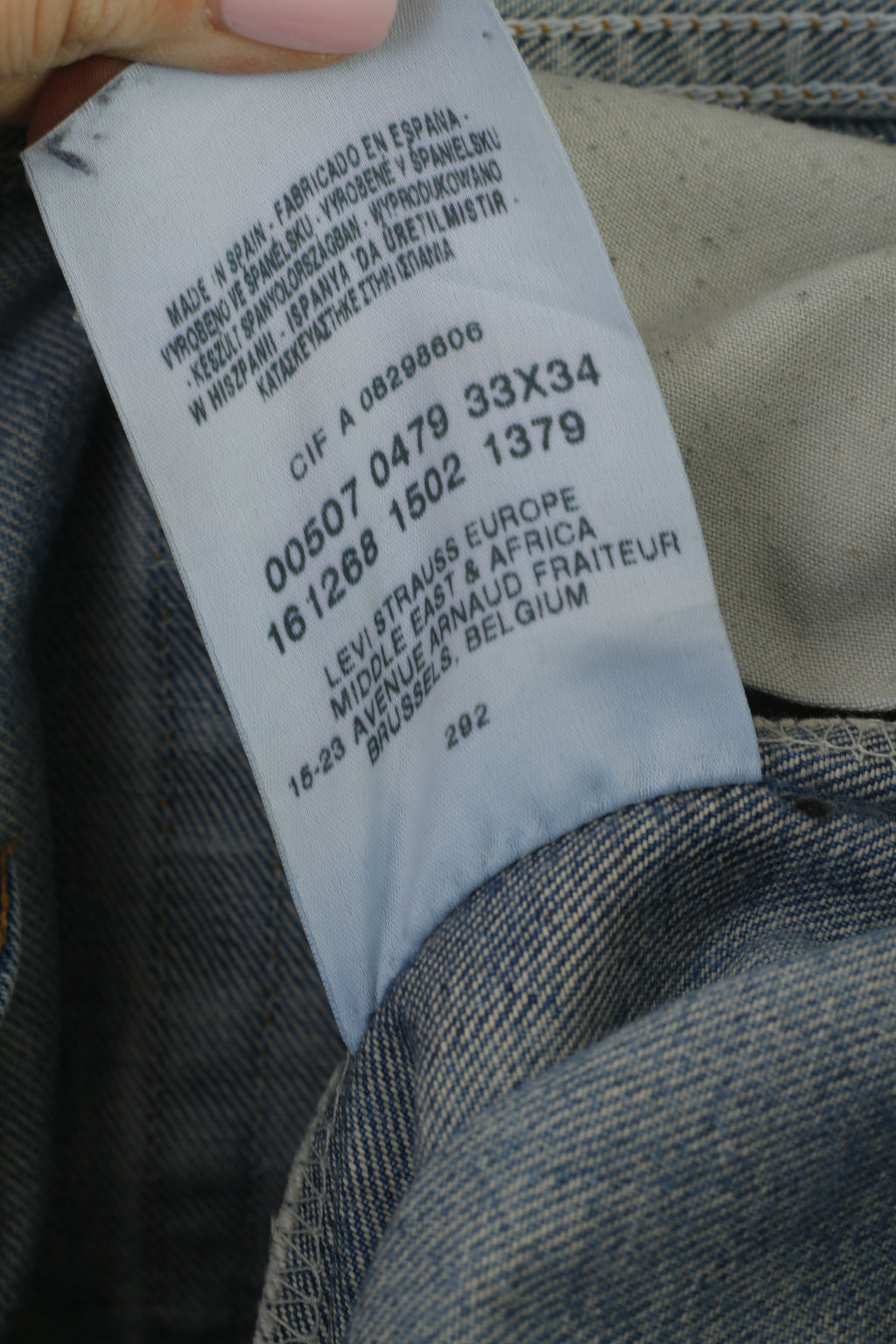 Levi Strauss & CO. Men 33 Jeans Trousers Blue Vintage Cotton Denim 507 Levi's Pants