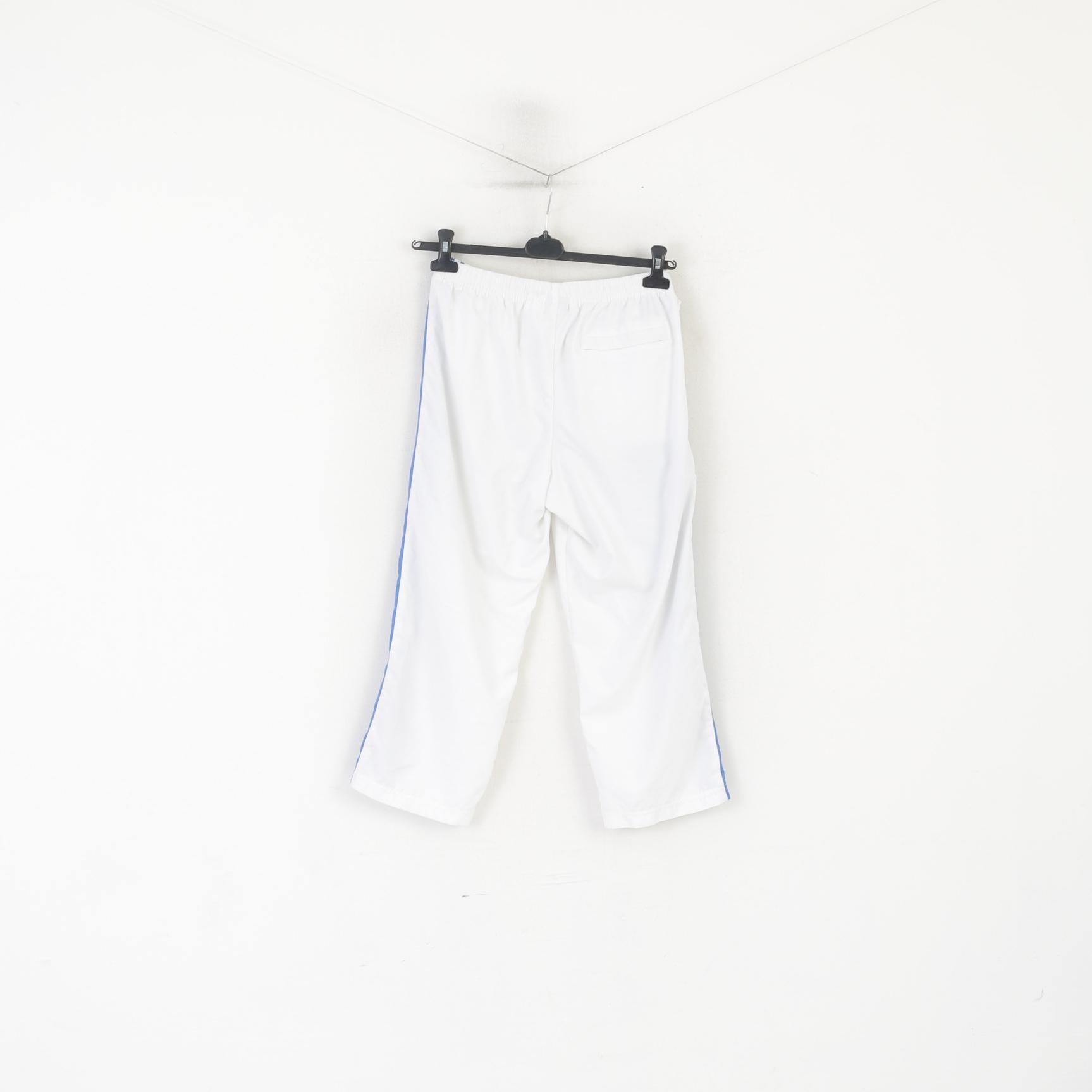 Nike Women 8-10 M Capri Pants White Sportswear Drawstring Waist Shorts