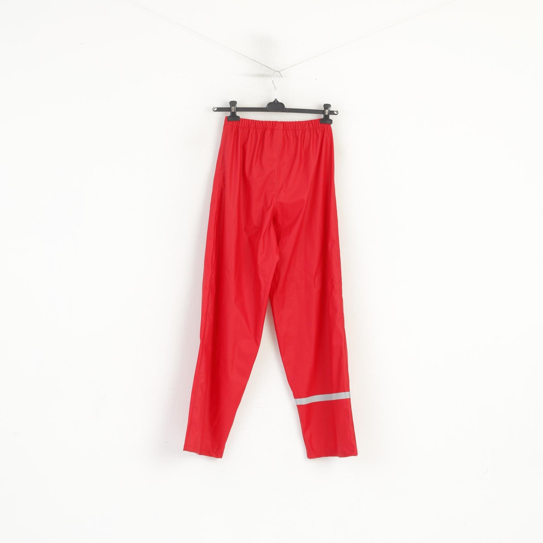 XPLOR Men S Tracksuit Red Rainproof Jacket Pants Polyurethane Hooded Reflective Set