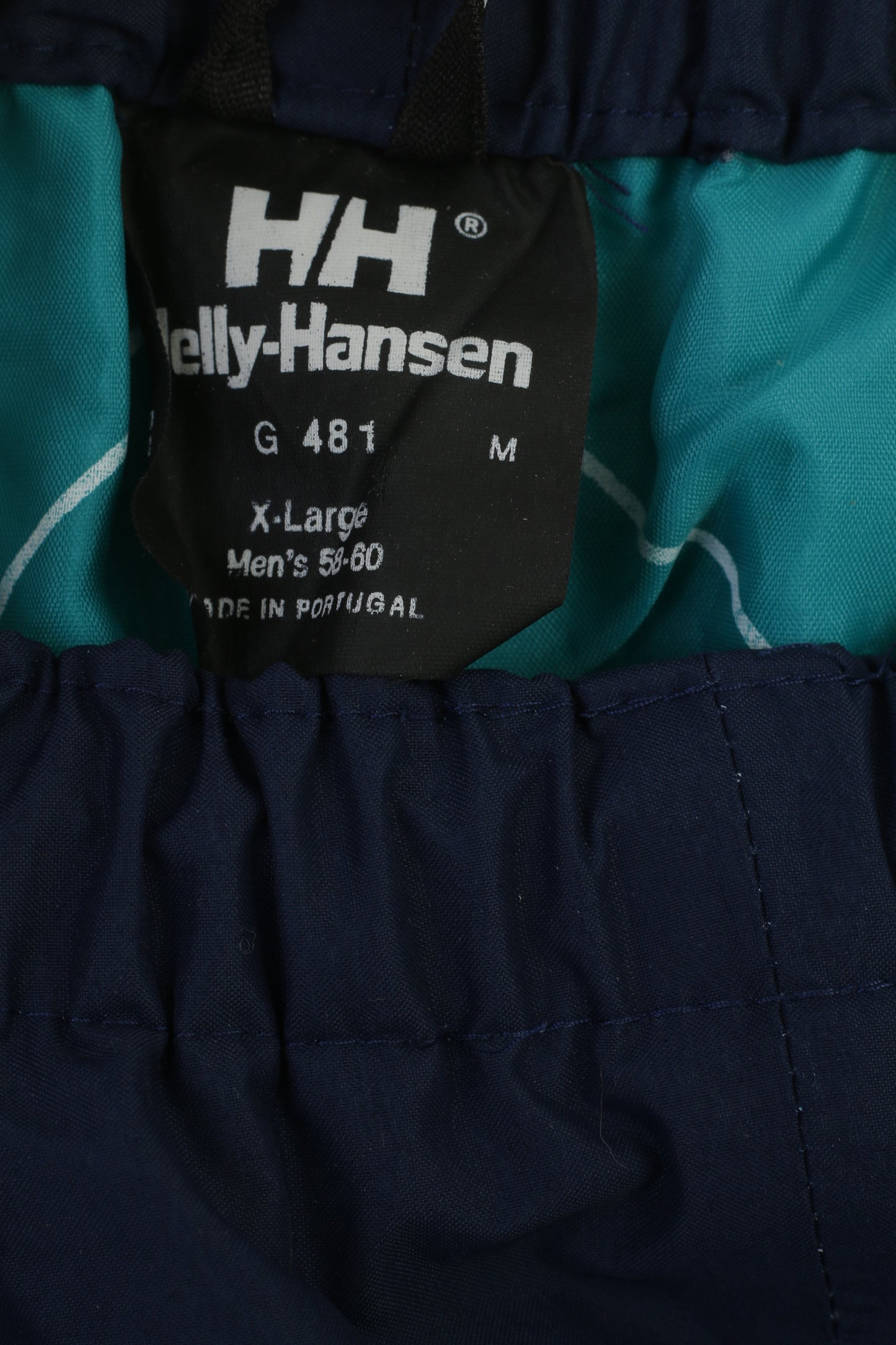 Helly Hansen Pantalon XL 58-60 pour homme Pantalon d'exercice imperméable en nylon bleu marine