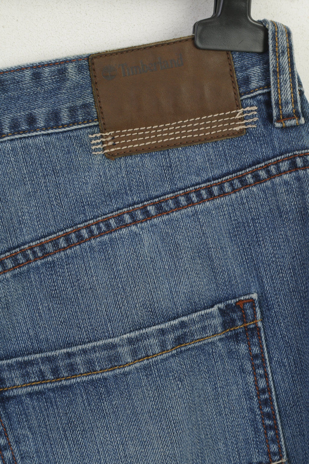 Timberland Homme 36 Jeans Pantalon Bleu Marine Denim Coton Porterdale Vintage Droit