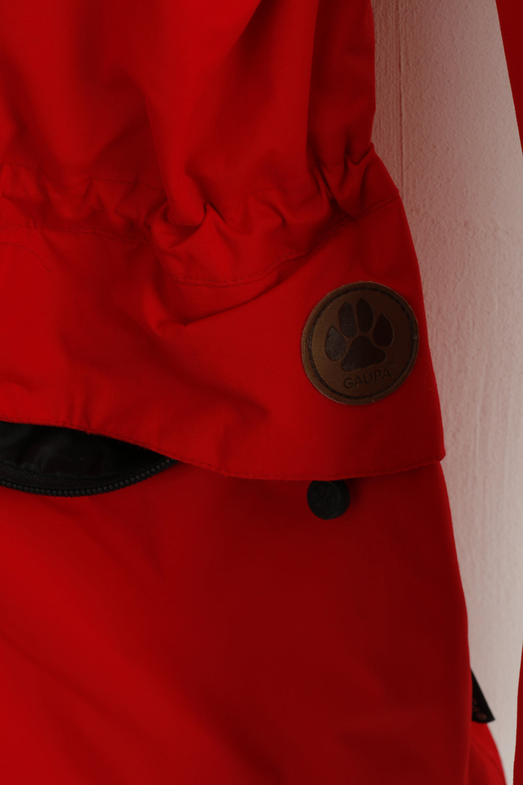 GAUPA Men M Jacket Red Nylon Outdoor Mountain Waterproof Full Zipper Top