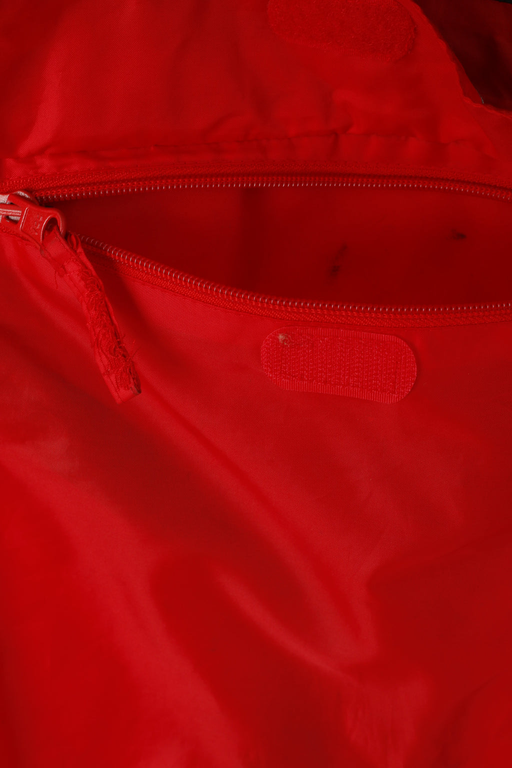 Crivit Sports Donna Taglia unica Poncho impermeabile Mantella da esterno per bici con cappuccio rossa