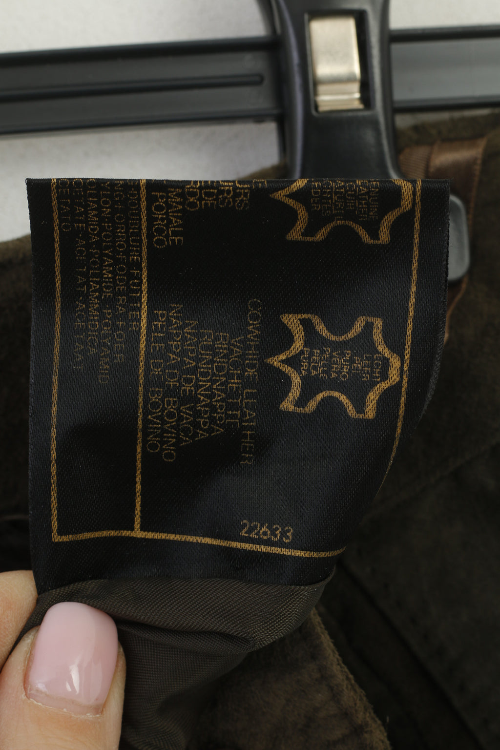 C&amp;A New Fast Women 36 10 S Pantaloni in pelle Pantaloni retrò vintage in pelle scamosciata verde