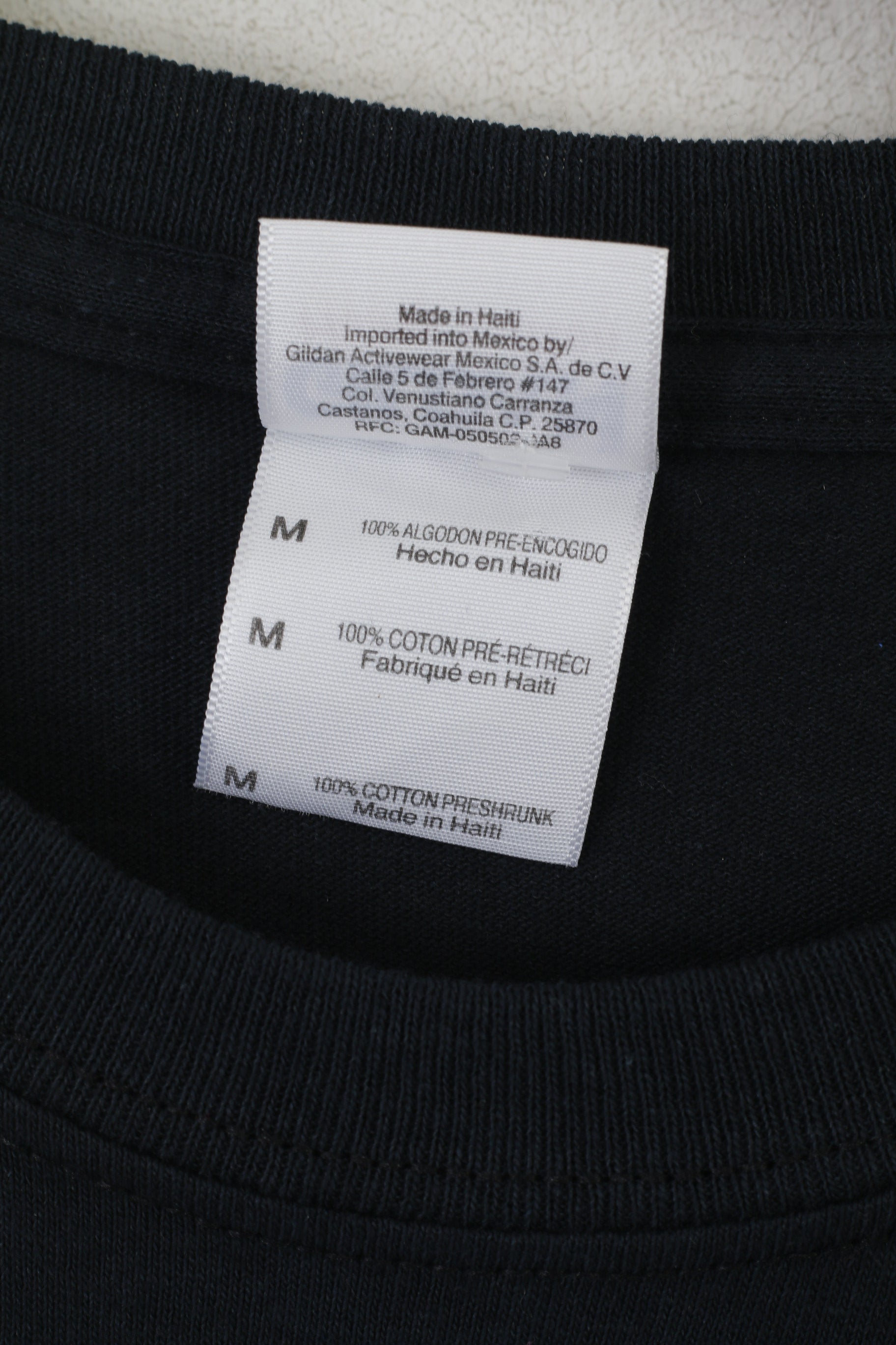 Gildan Men M Shirt Navy Cotton Graphic Soulicious Cliff Richard 2011 Top