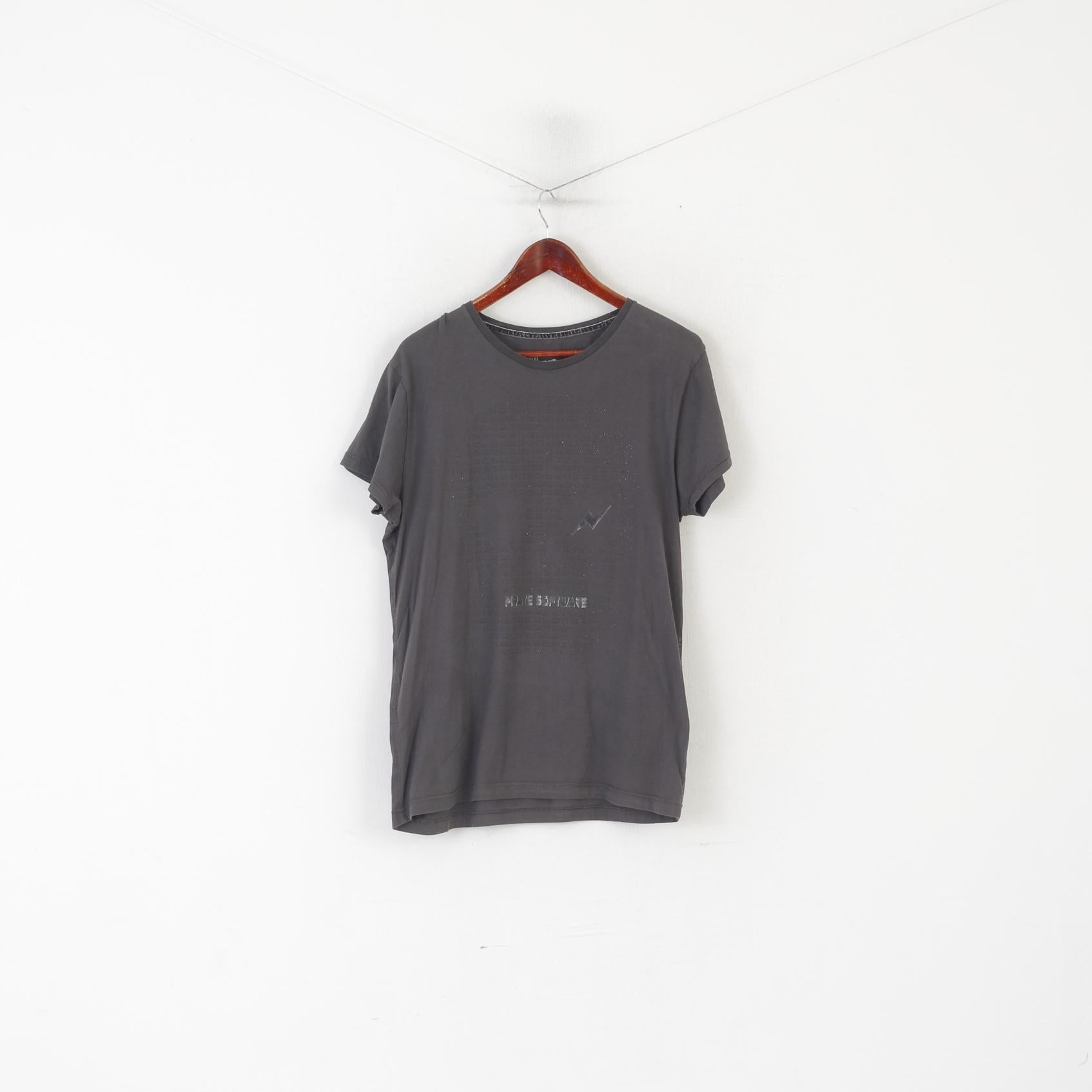 Joystick Junkies Men M Shirt Grey Cotton Graphic Pirate Software Gaming Top