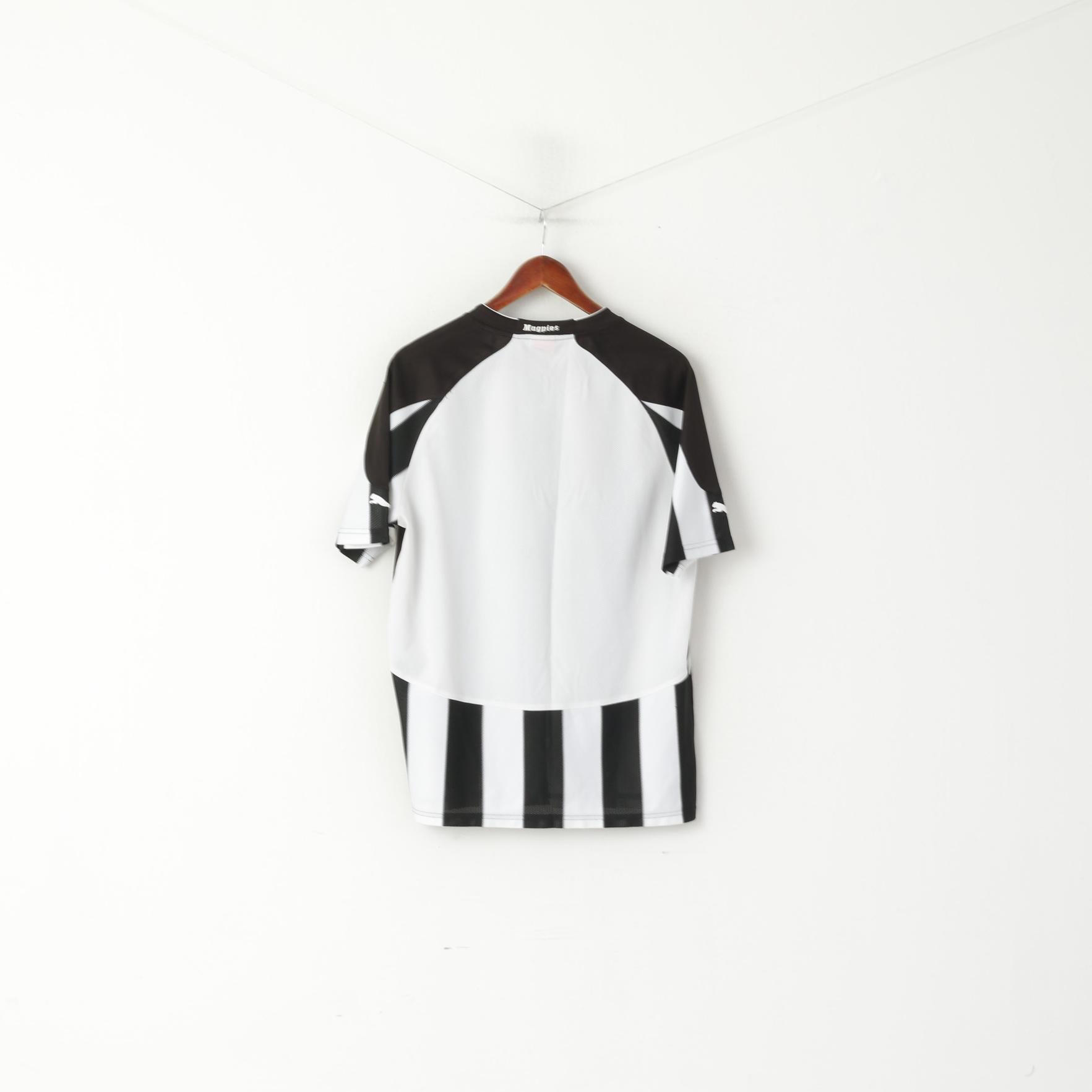 Maglia Puma Newcastle United da uomo M Maglia nera bianca a righe Football Club
