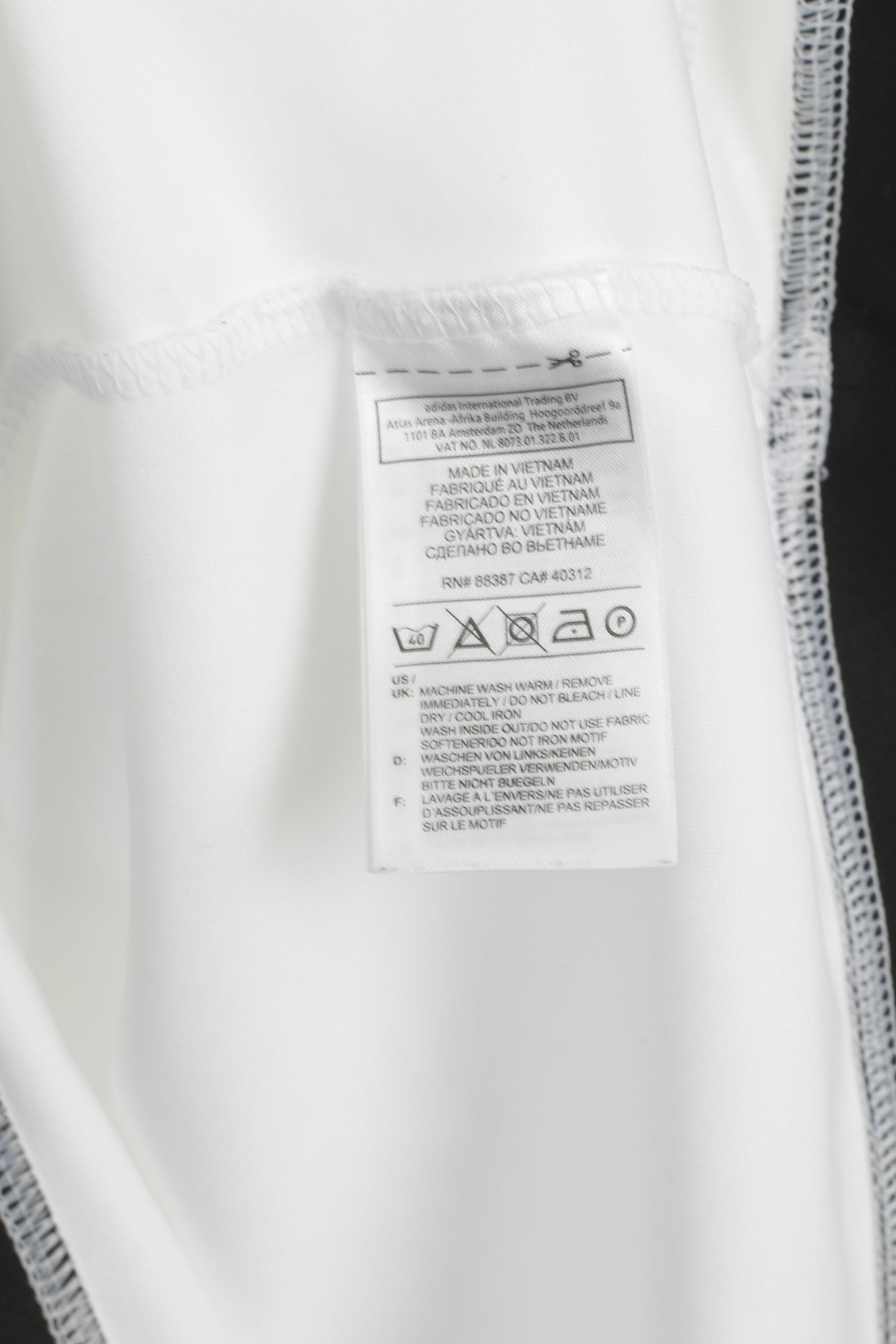 Adidas Hommes M Chemise Blanc Climalite Sport Maker Sportswear 3 Stripe Jersey Top