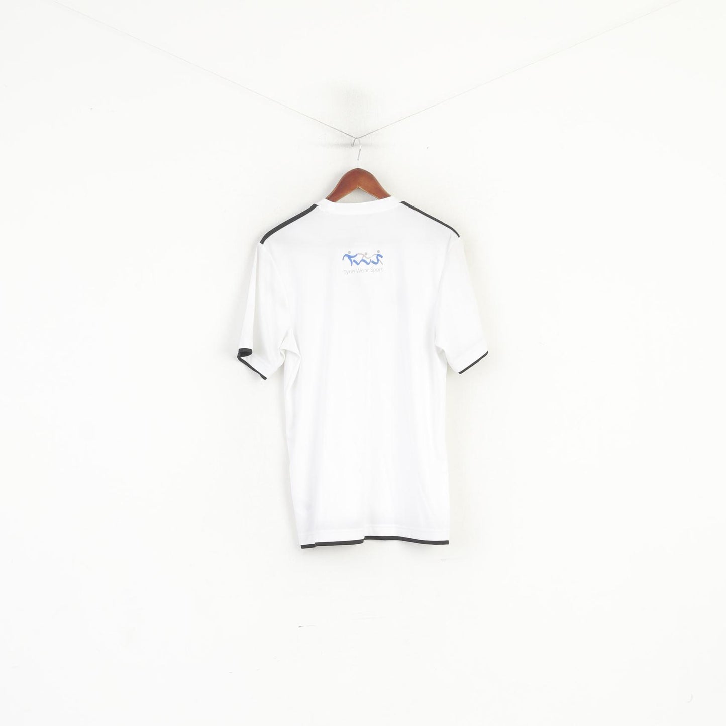 Adidas Men M Shirt White Climalite Sport Maker Sportswear 3 Stripe Jersey Top
