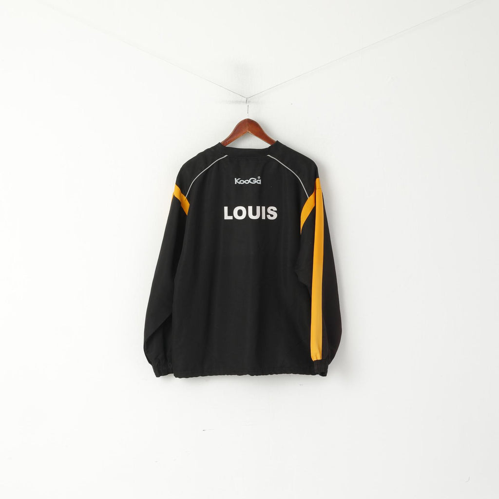 KooGa Hommes L Veste Pull Noir Old Rutlishians ORRFC Mighty Ruts 2011 RFU Louis Top