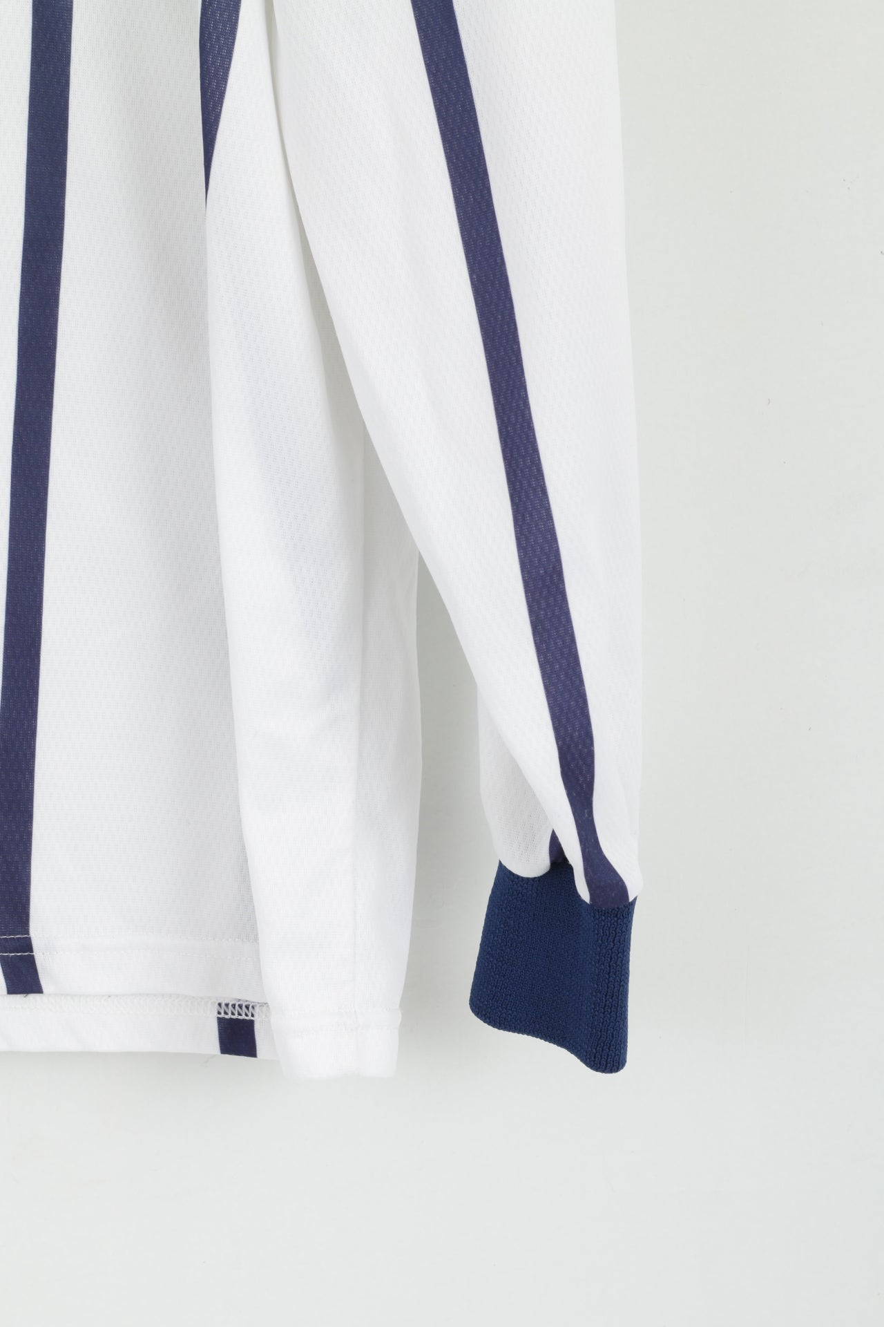 PROSTAR Team Spirit Men XL Polo Shirt White Football Long Sleeve Retro Top