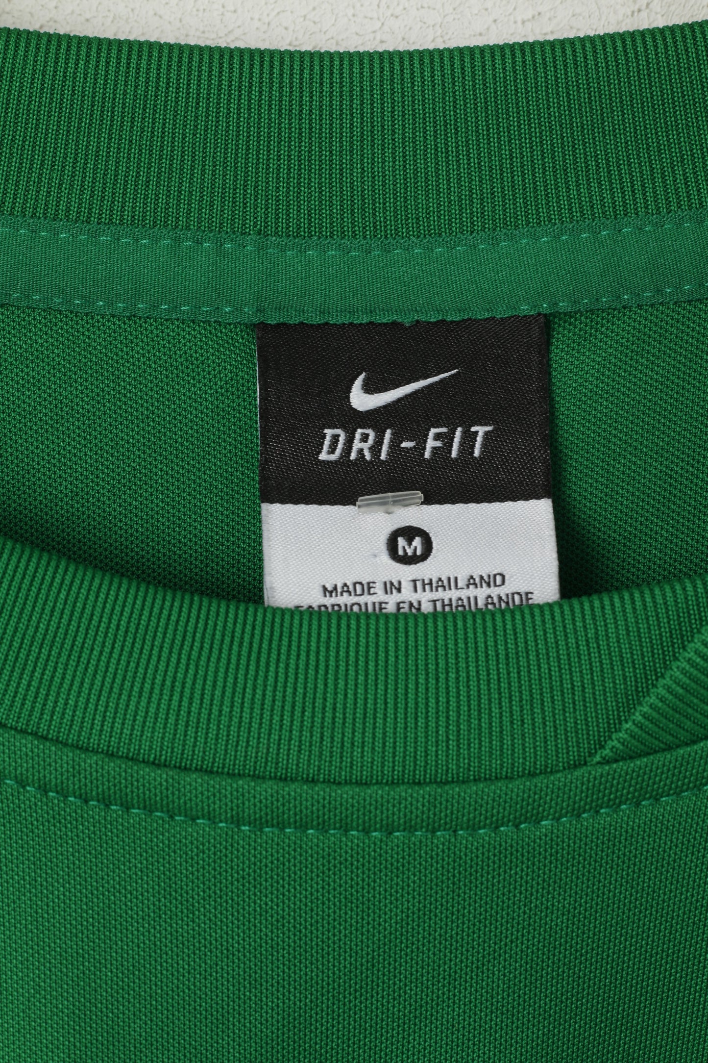 Maglia Nike Uomo M Verde Tus Lerbeck Sport #2 Activewear Maglia da calcio