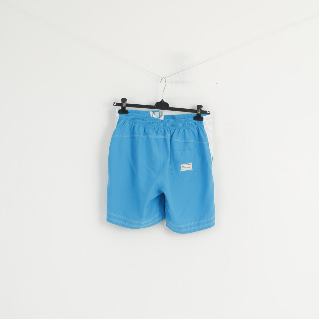 Puma Youth 16 Age 176 Shorts Turquoise Mesh Lined Beach Rugby Samoa