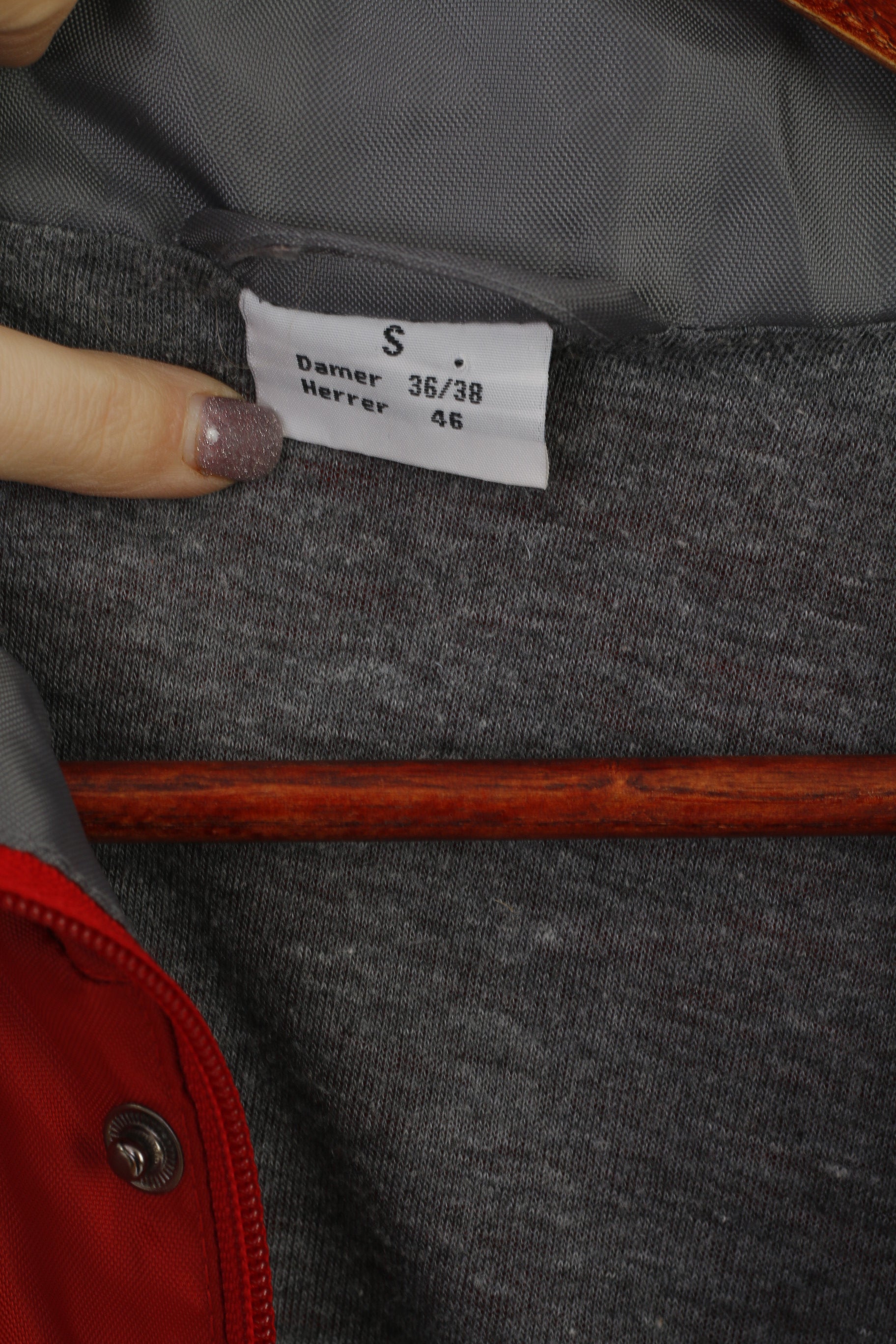 Shamp Men S Jacket Red Nylon Waterproof Vintage Full Zipper Hidden Hood Unisex Top