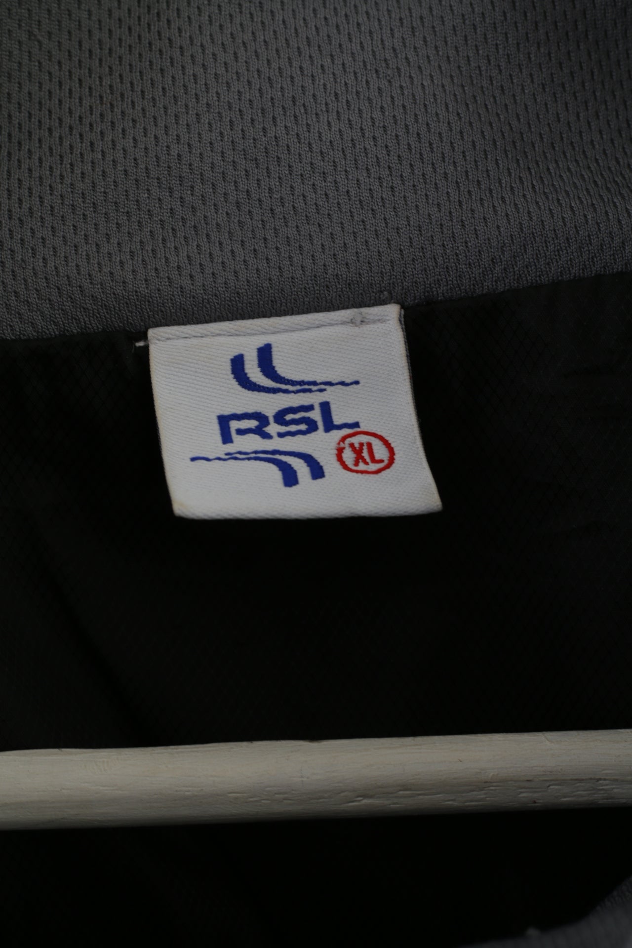 RSL Mens XL Jacket Black Lightweight Full Zipper Active Sportswear Top