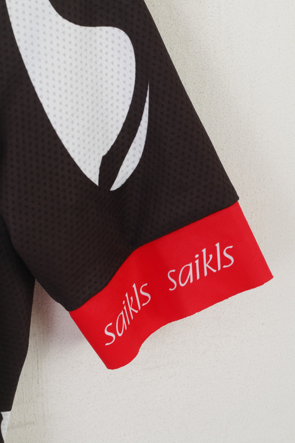 Saikls hommes M chemise de cyclisme noir fermeture éclair complète vêtements de sport vêtements de vélo Mazda haut en jersey