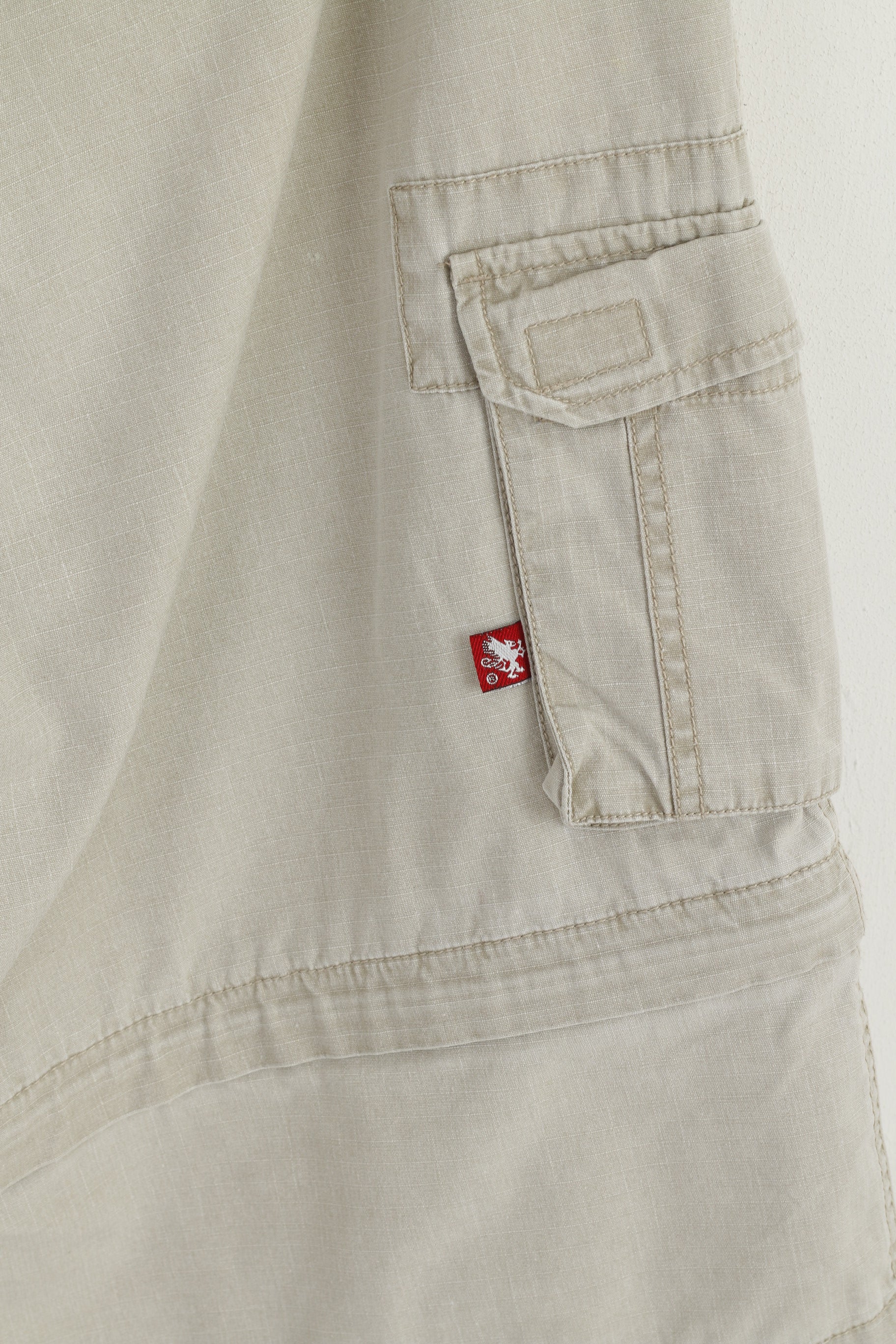 Redwood hommes 54 Shorts Beige coton tenue de ville Combat Cargo décontracté