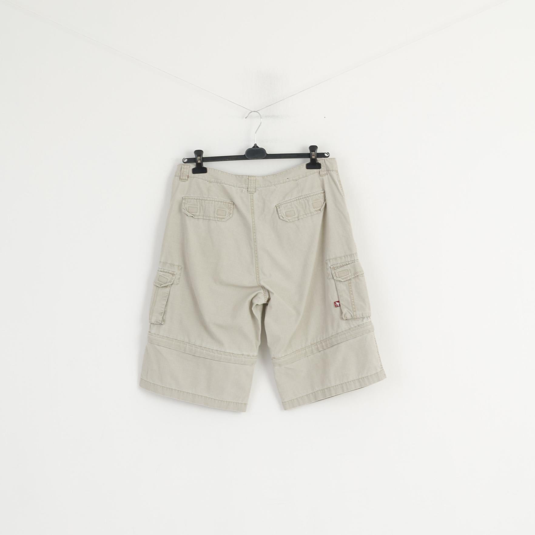 Redwood hommes 54 Shorts Beige coton tenue de ville Combat Cargo décontracté